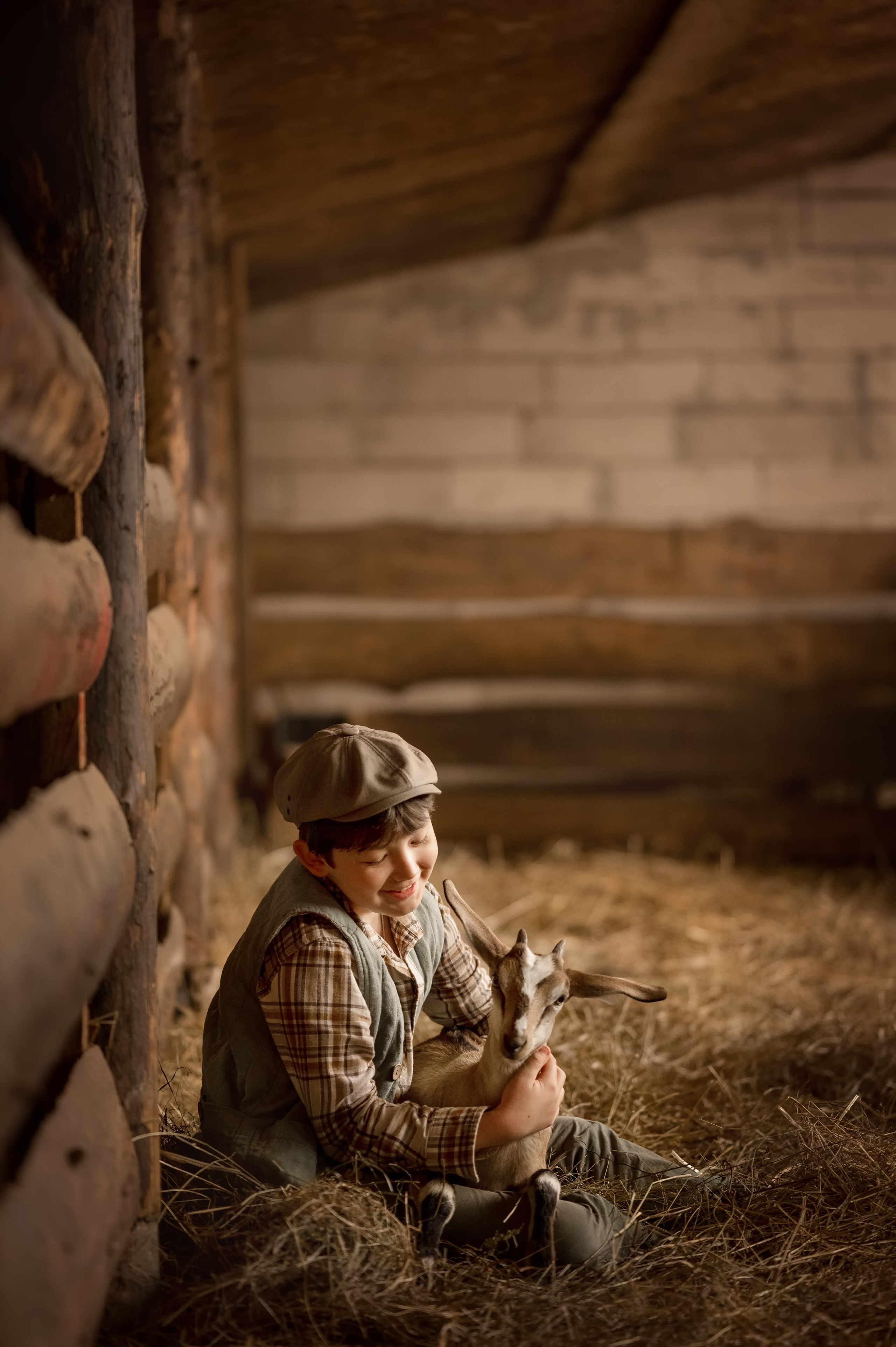 Дети на ферме. Детский и семейный фотограф