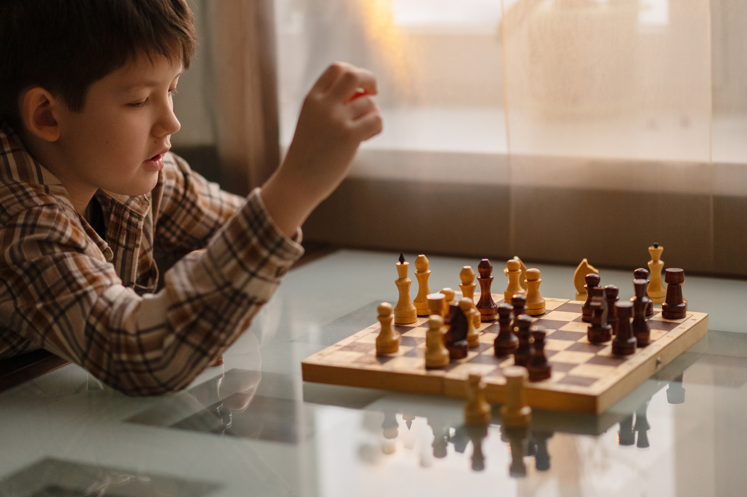Шахматный бой. Детский и семейный фотограф