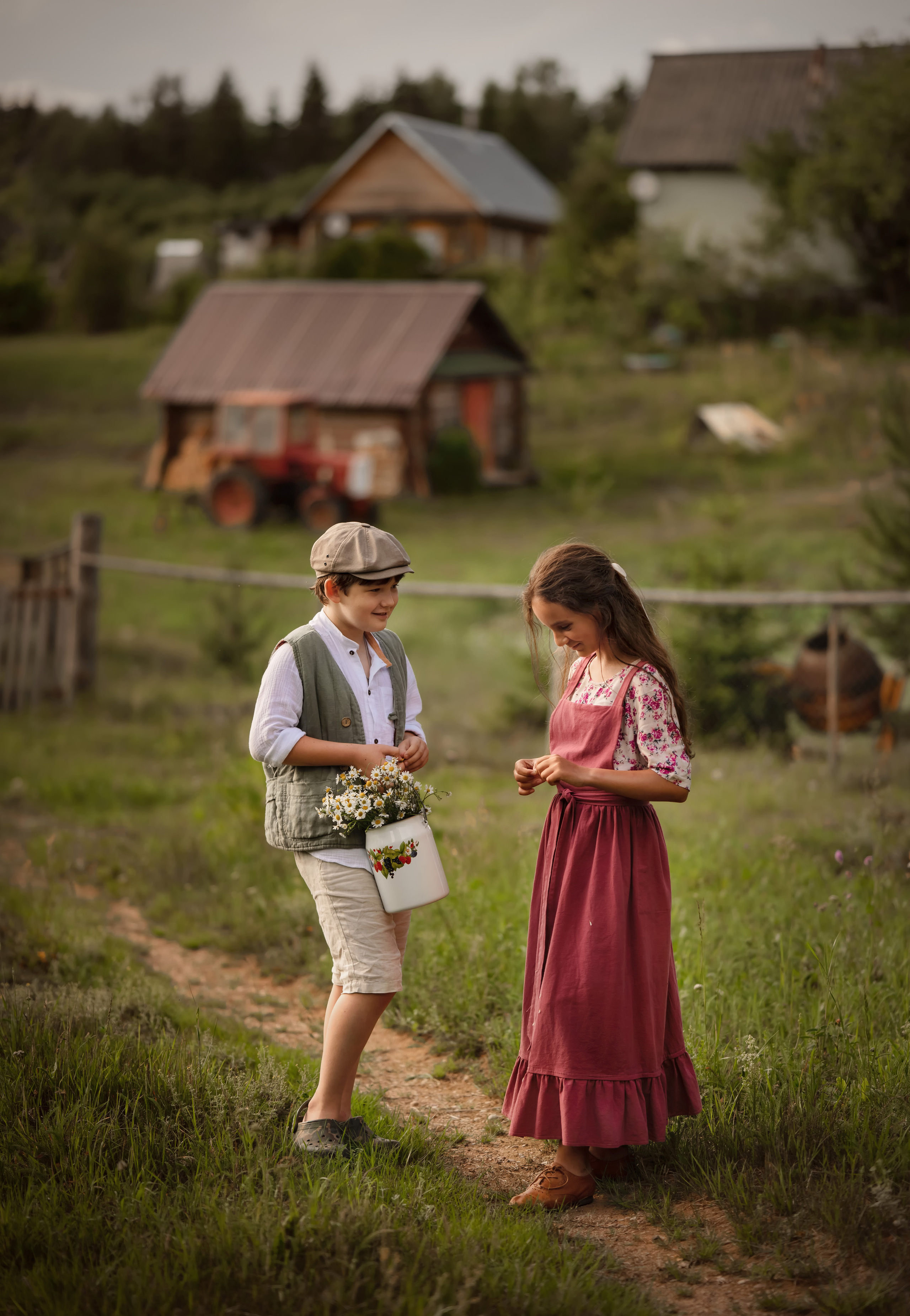 Сельская любовь. Детский и семейный фотограф