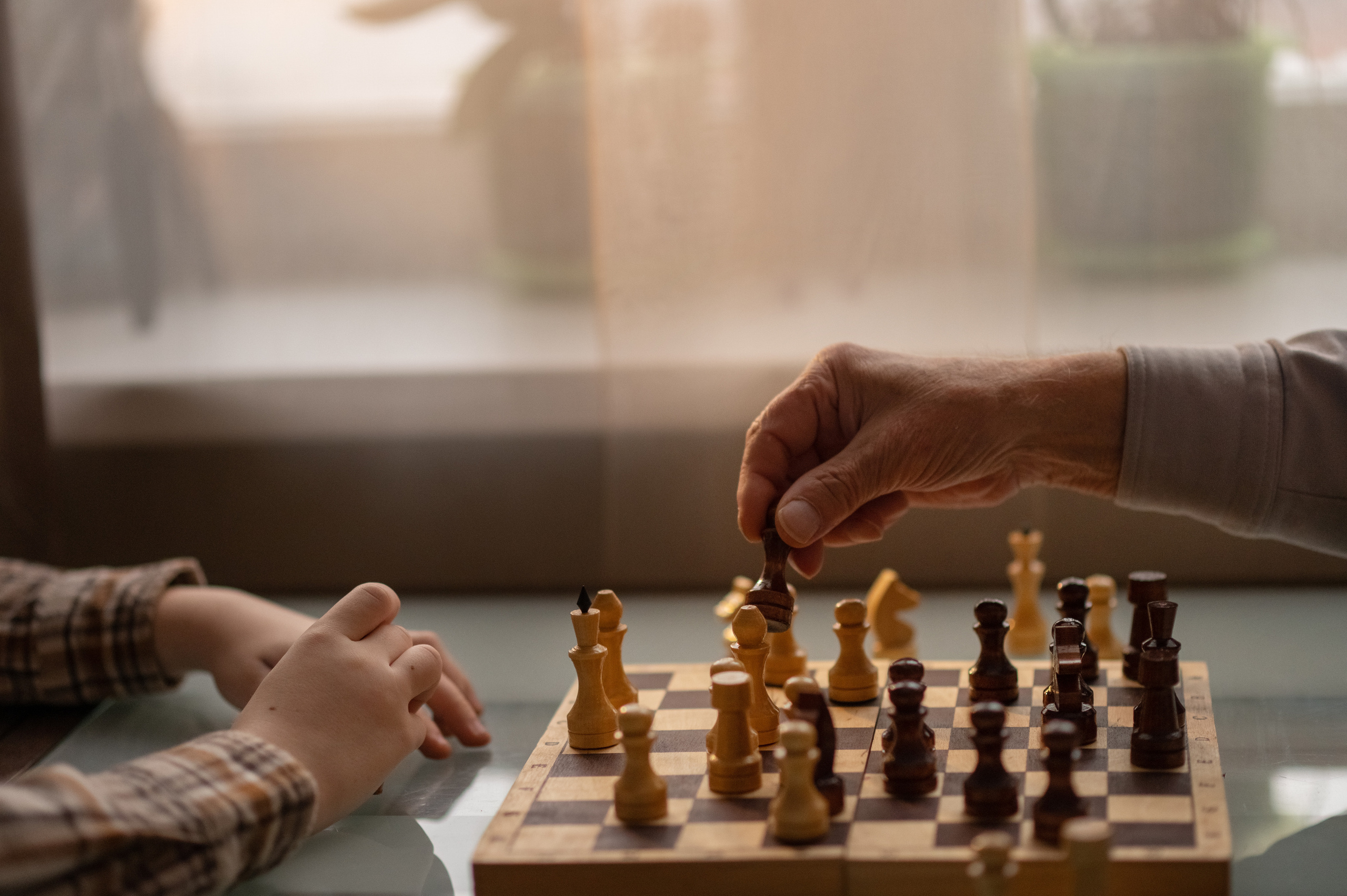 Шахматный бой. Детский и семейный фотограф