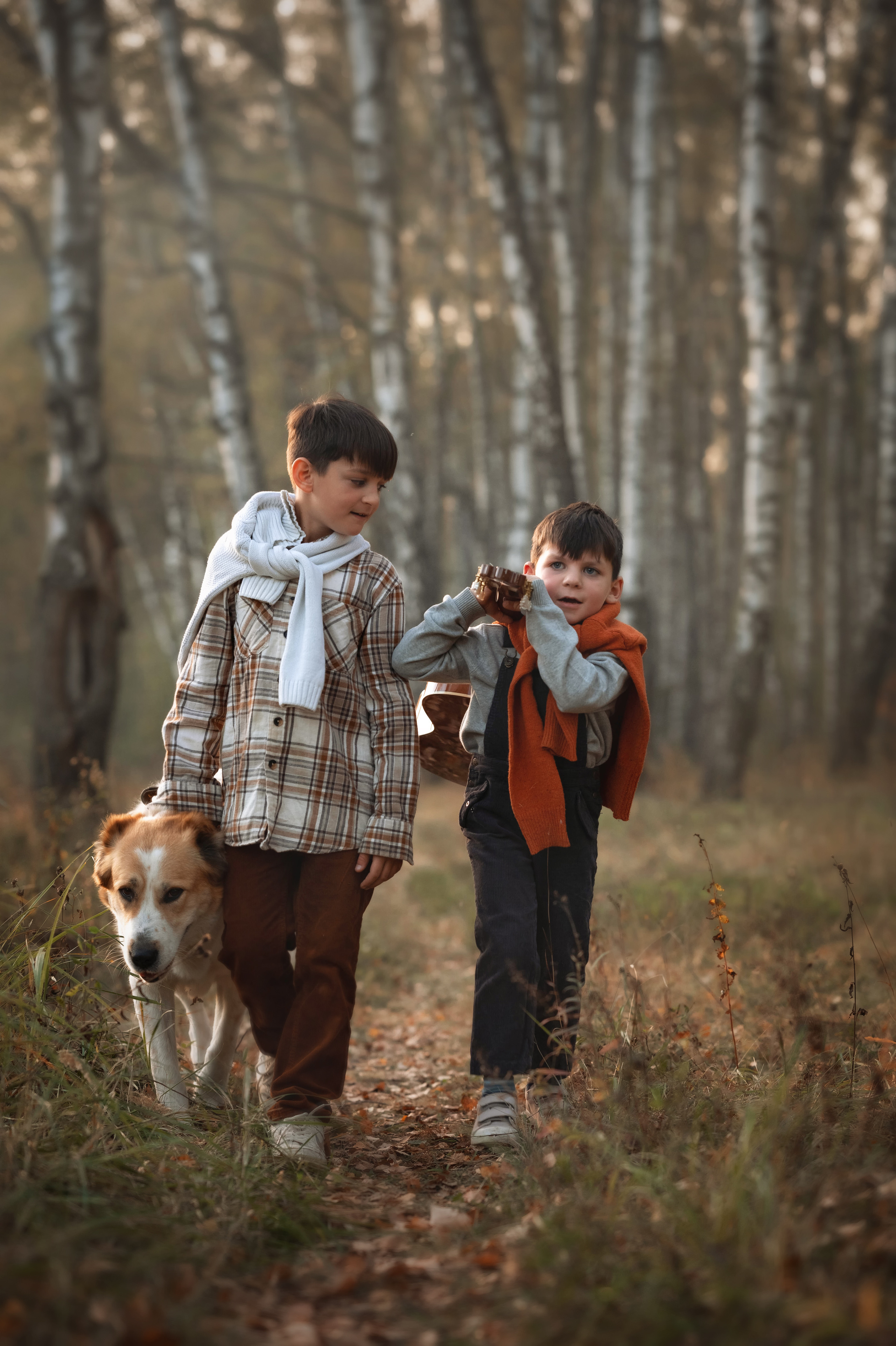 Мальчишки у костра. Детский и семейный фотограф