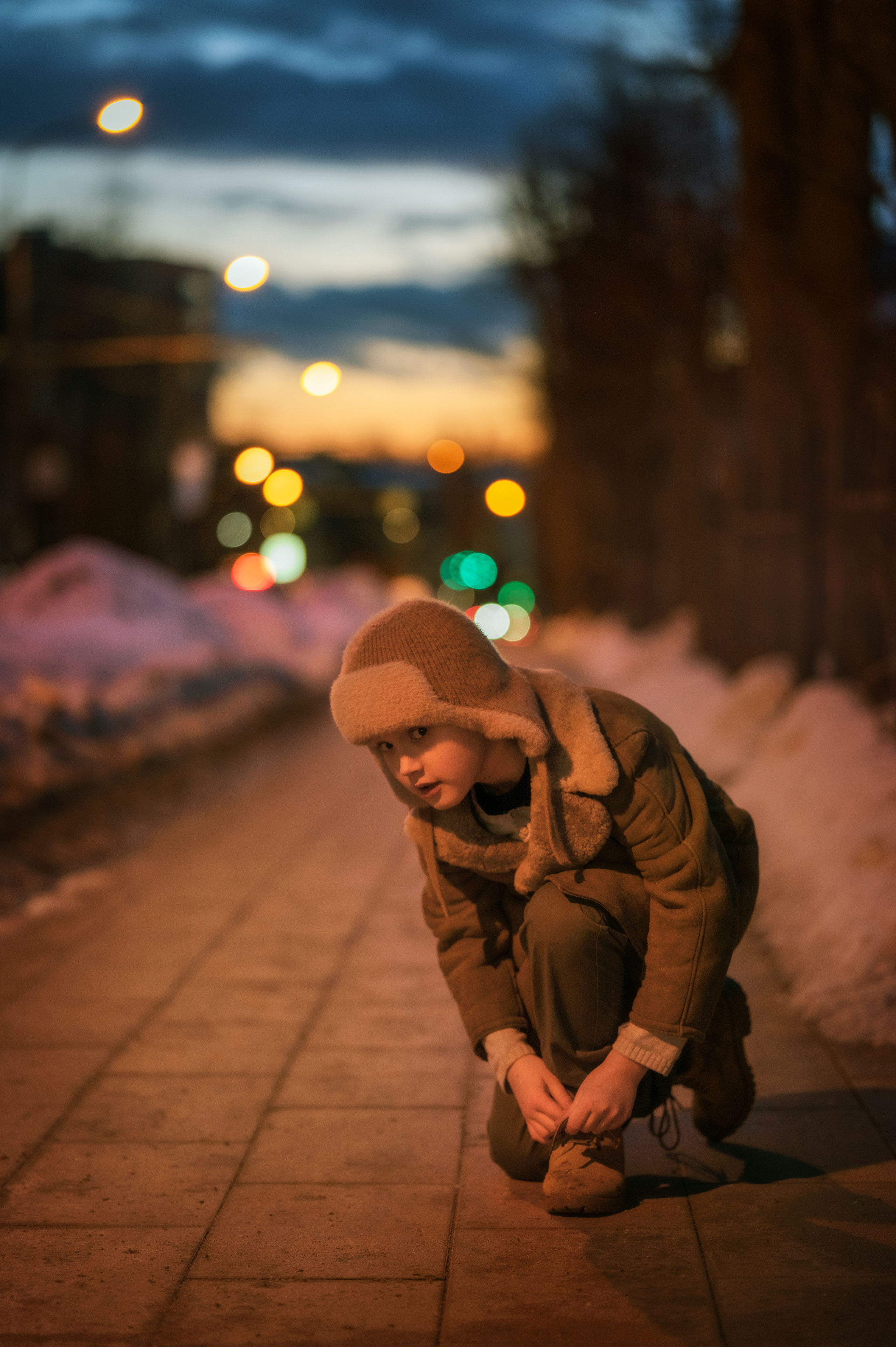 Вечерняя прогулка по городу. Детский и семейный фотограф
