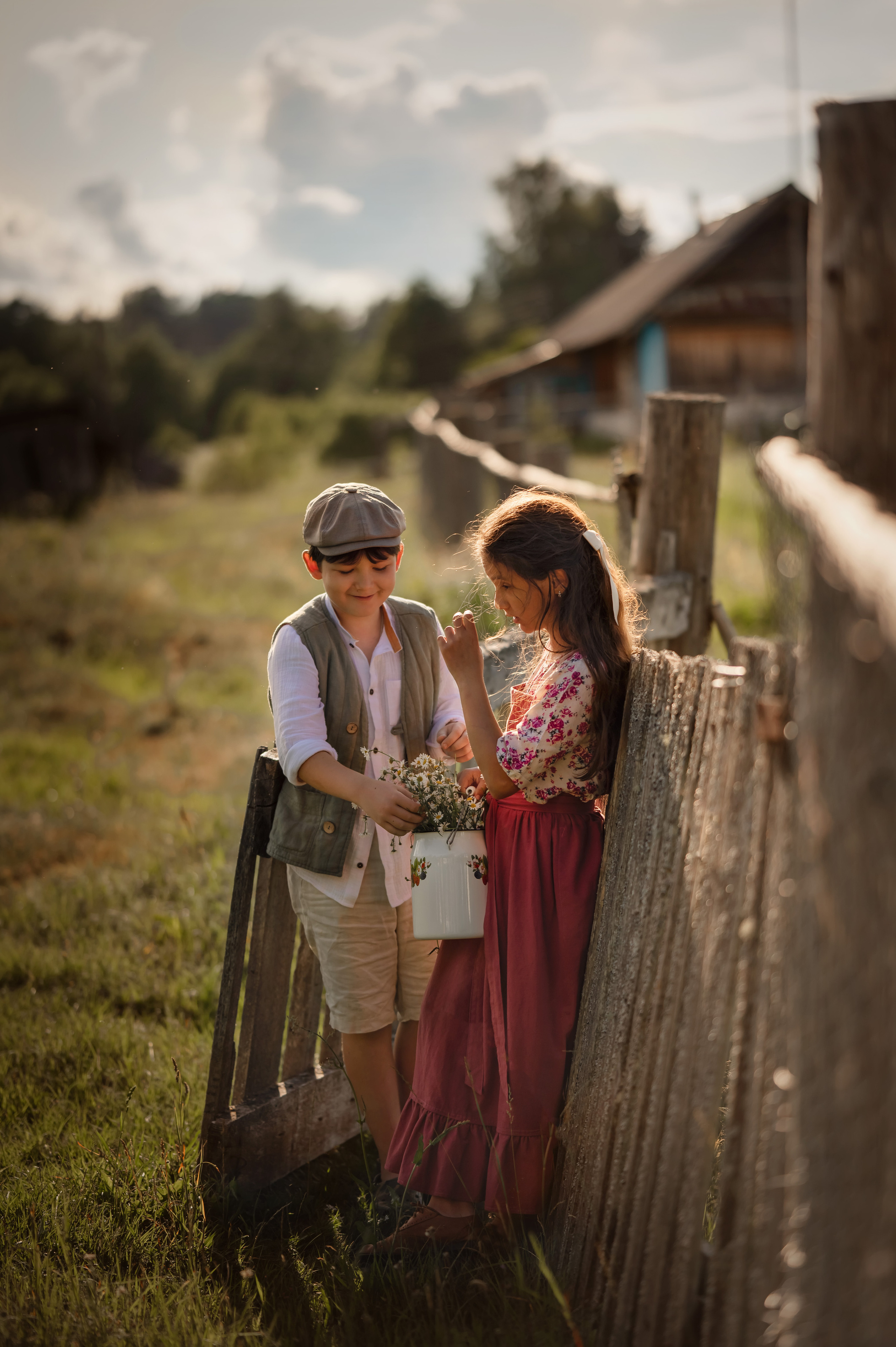 Сельская любовь. Детский и семейный фотограф