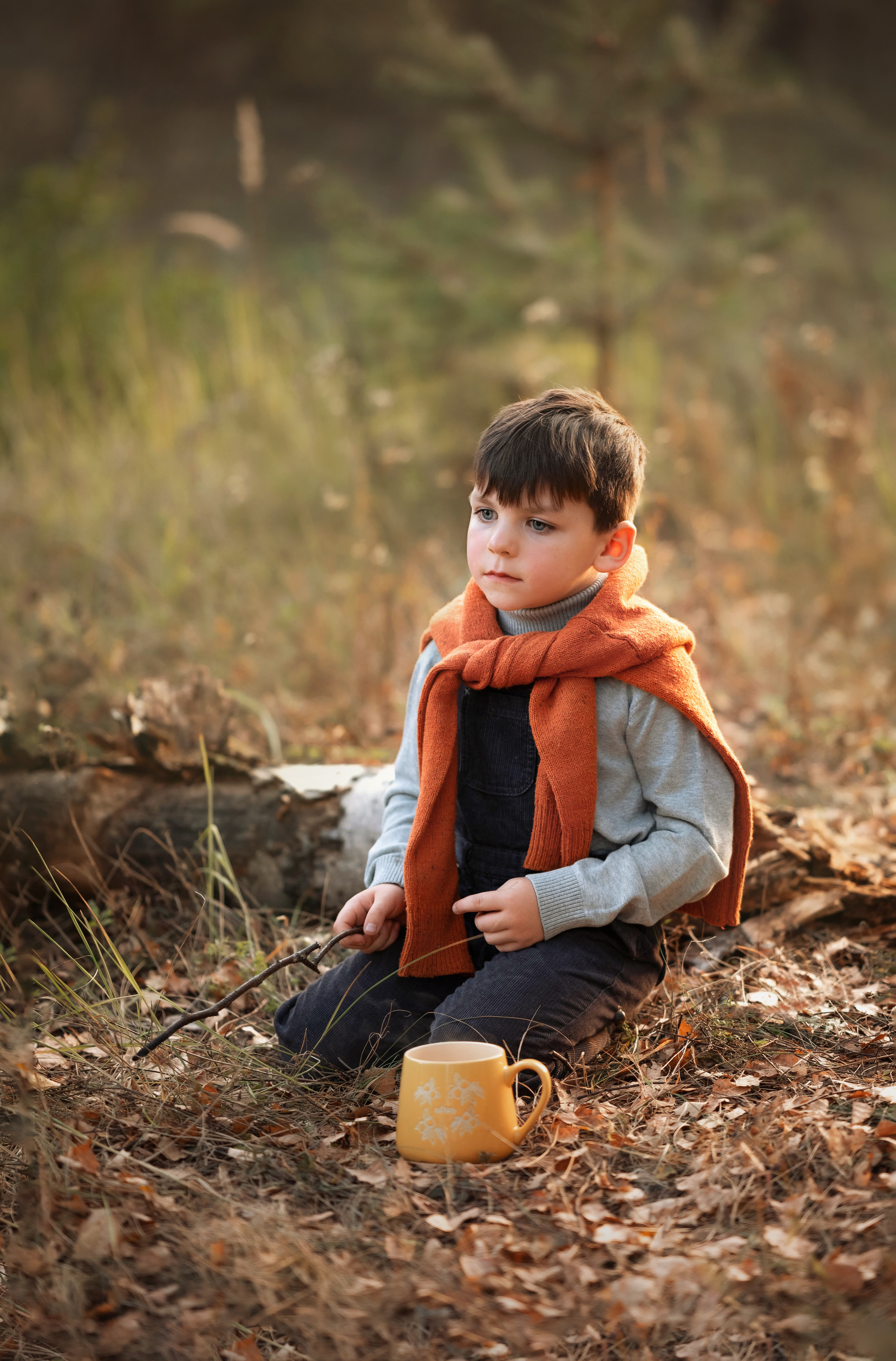 Мальчишки у костра. Детский и семейный фотограф