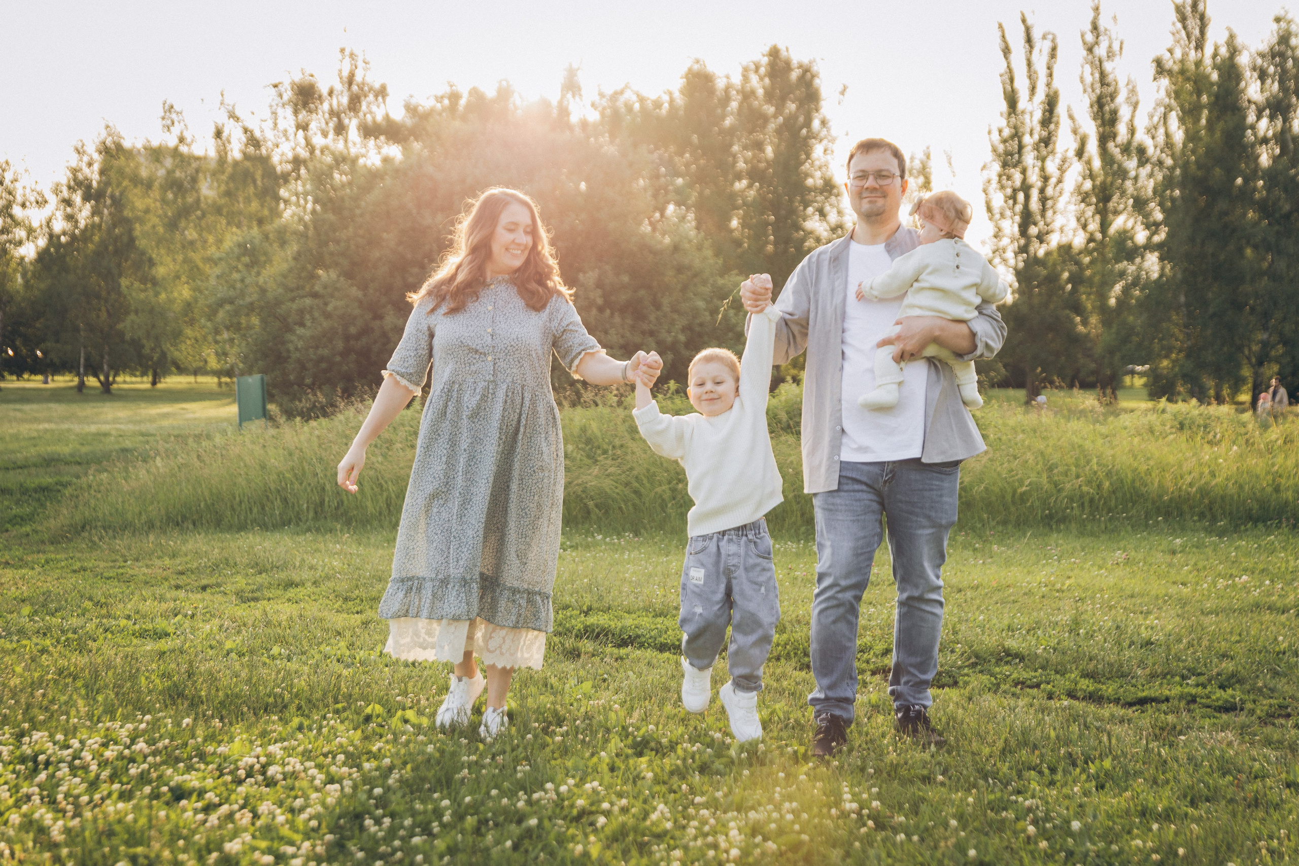 Ольга, Саша, Андрюша, Настюша. Семейный фотограф В Москве Александра Дейкун
