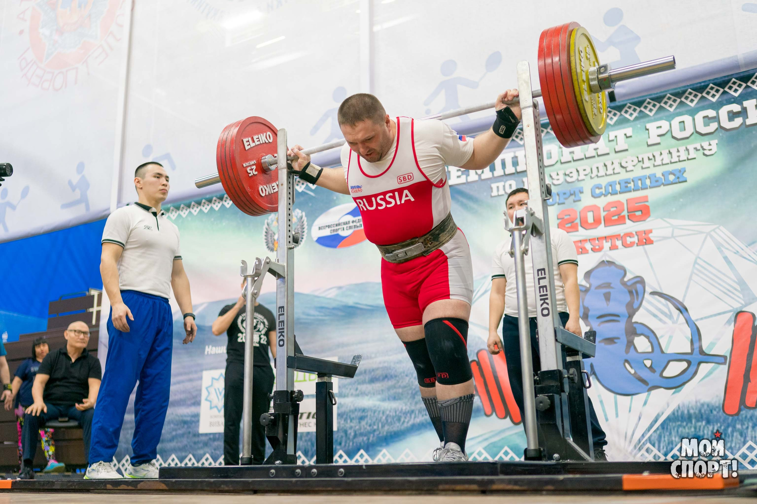 Чемпионат России по пауэрлифтигу 2025. Спорт слепых. Студия «Мой Спорт!» — все о спорте в Якутии
