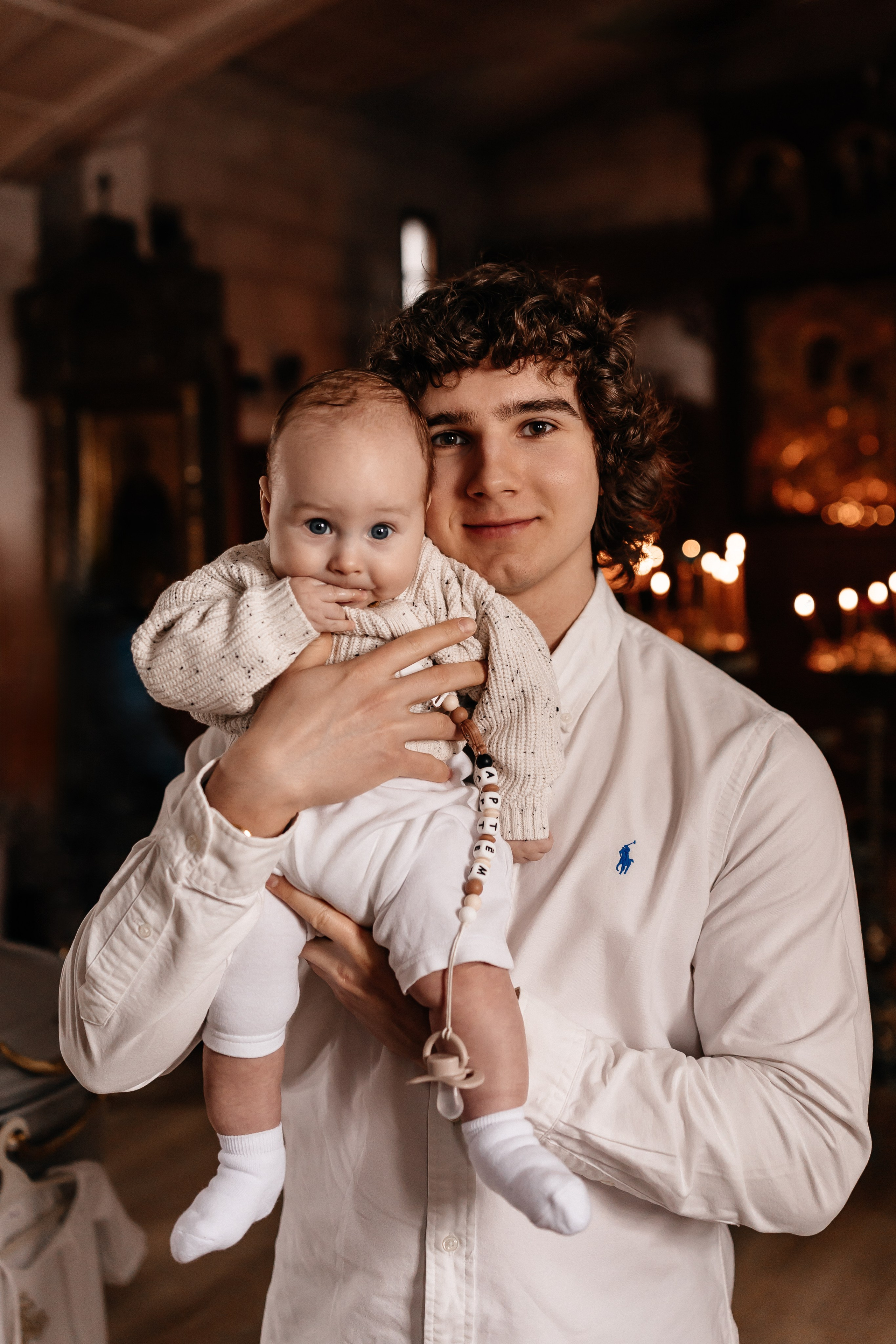 Крещение Артема. Семейный фотограф Минск Усова Ольга