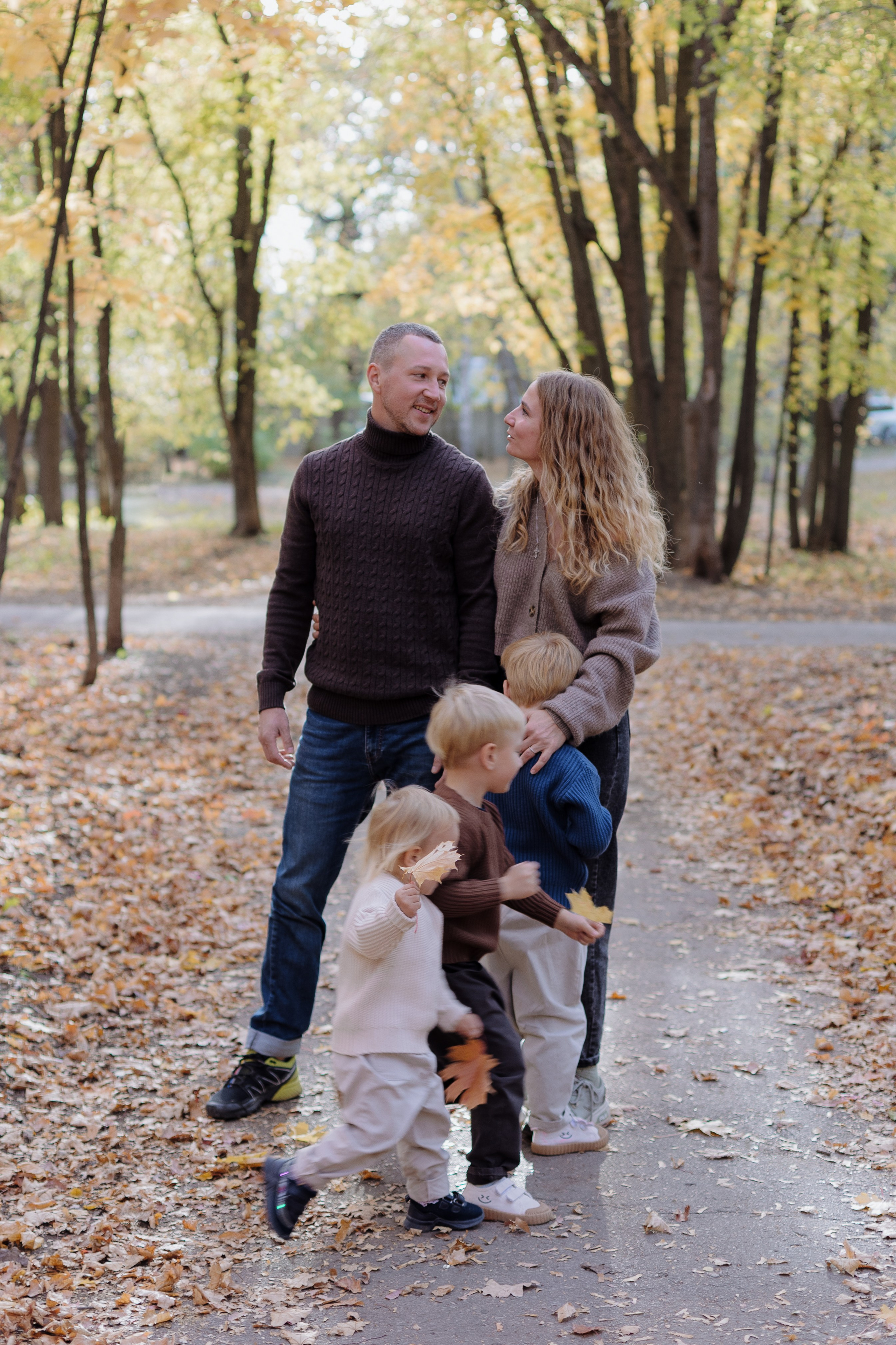 Осенняя семейная съемка. Свадебный и семейный фотограф в Самаре Катя Боб