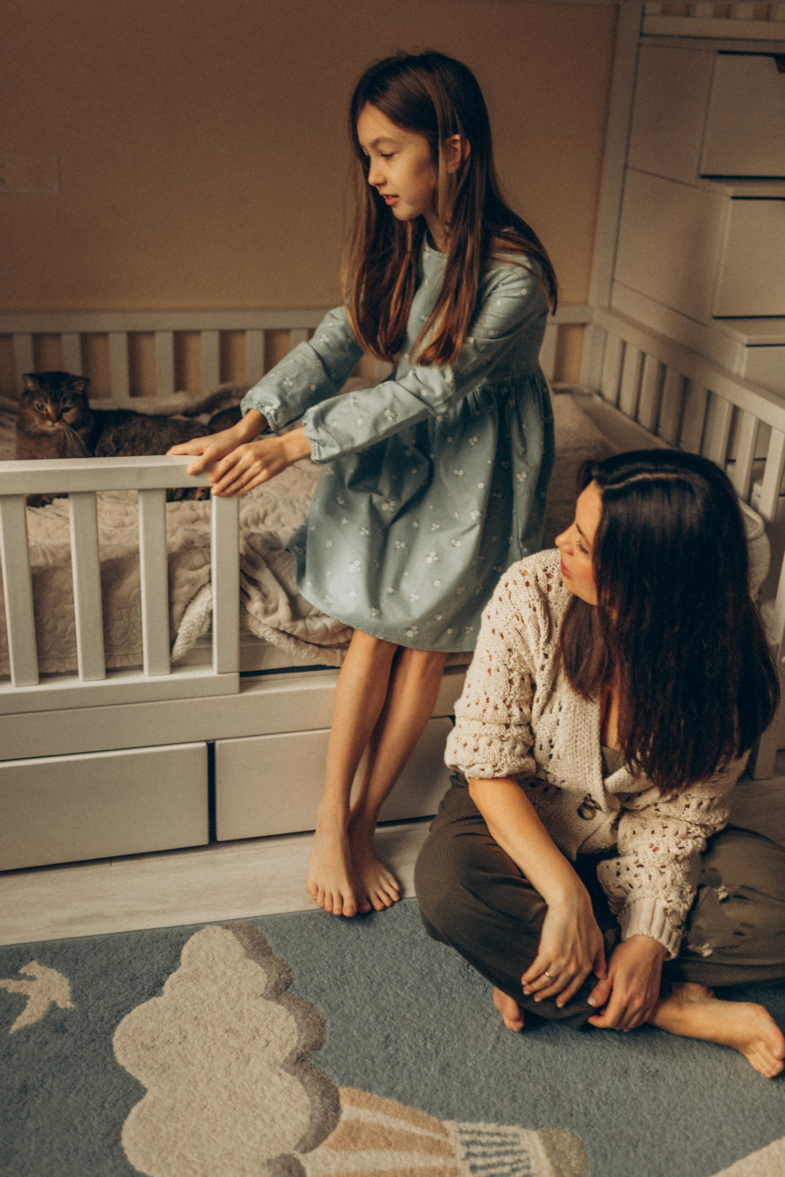 Наталья с Алиной и Ярославой. Семейный фотограф lifestyle в Новосибирске Елена Шпилевая