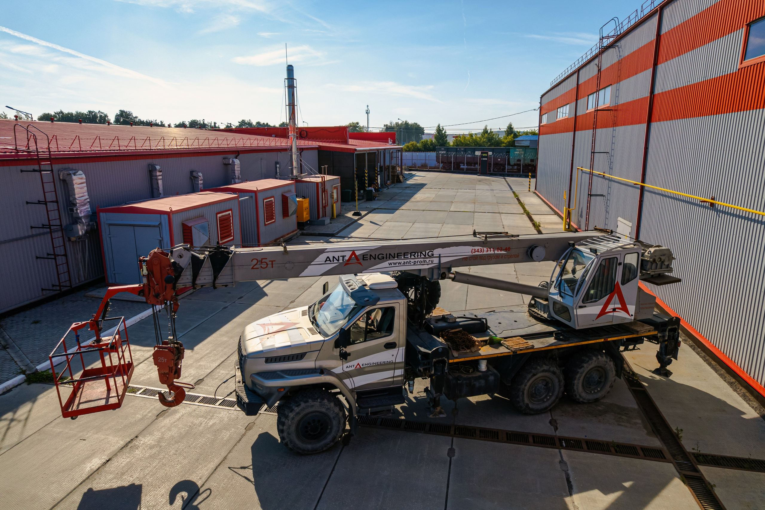 Производственная территория компании АНТ. Дмитрий Судаков, фотограф в Екатеринбурге и Москве