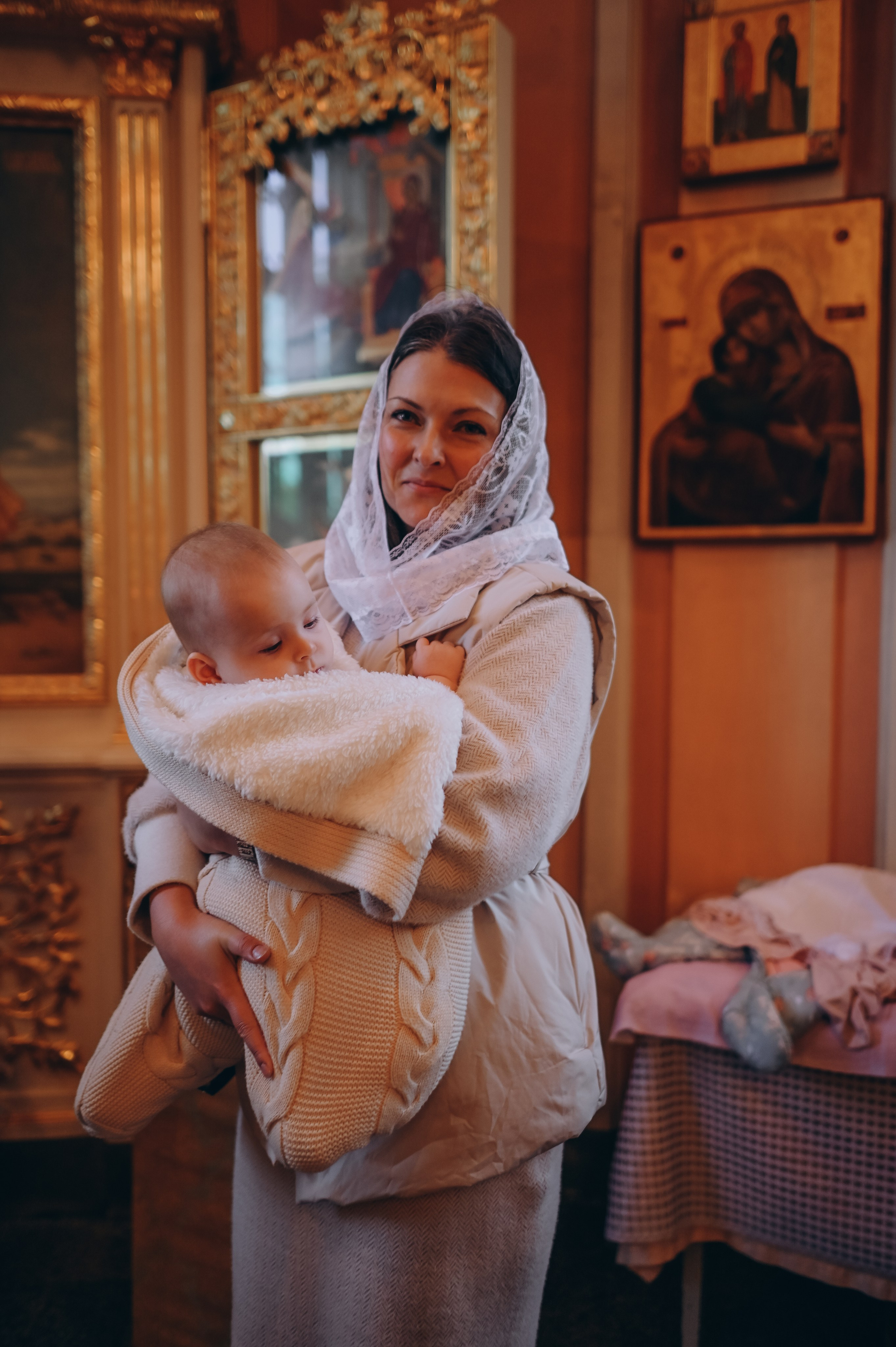 Крещение Любочки. Семейный и свадебный фотограф в Санкт-Петербурге Яна