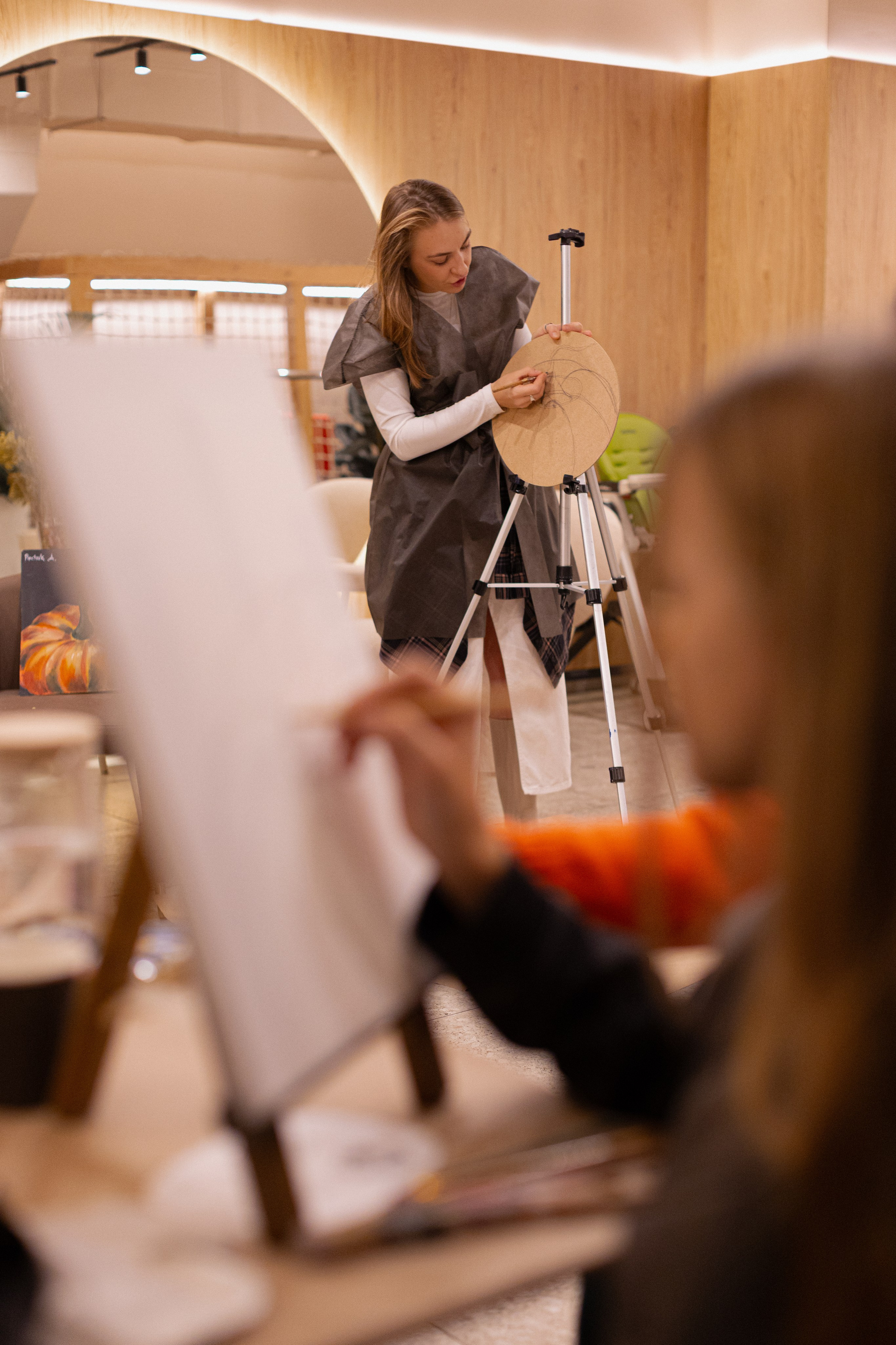 МК Тыква в кафе Здрасте. Анастасия Ракчеева Художник