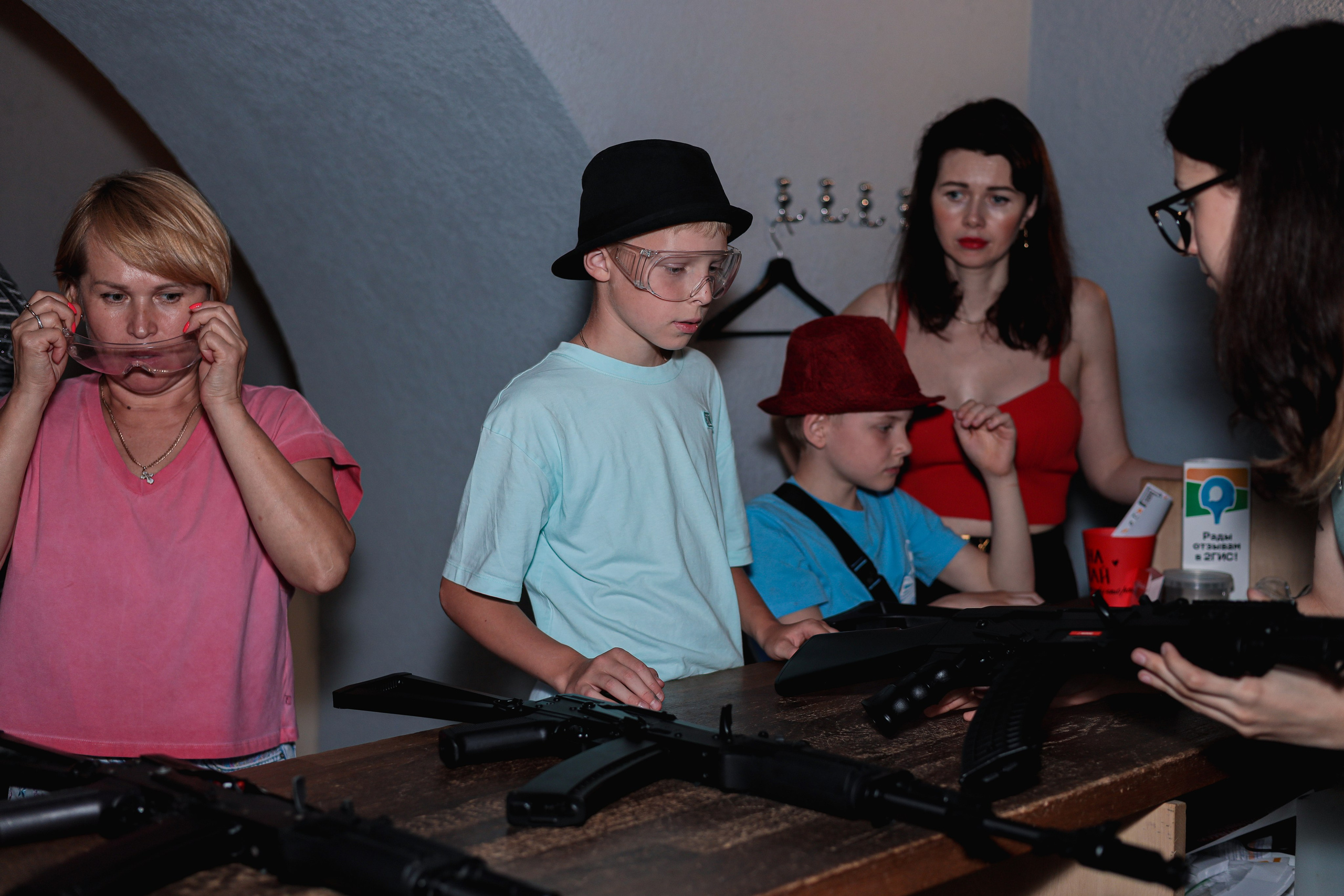 День рождение в стрелковом клубе. Фотограф Надршина Лилия