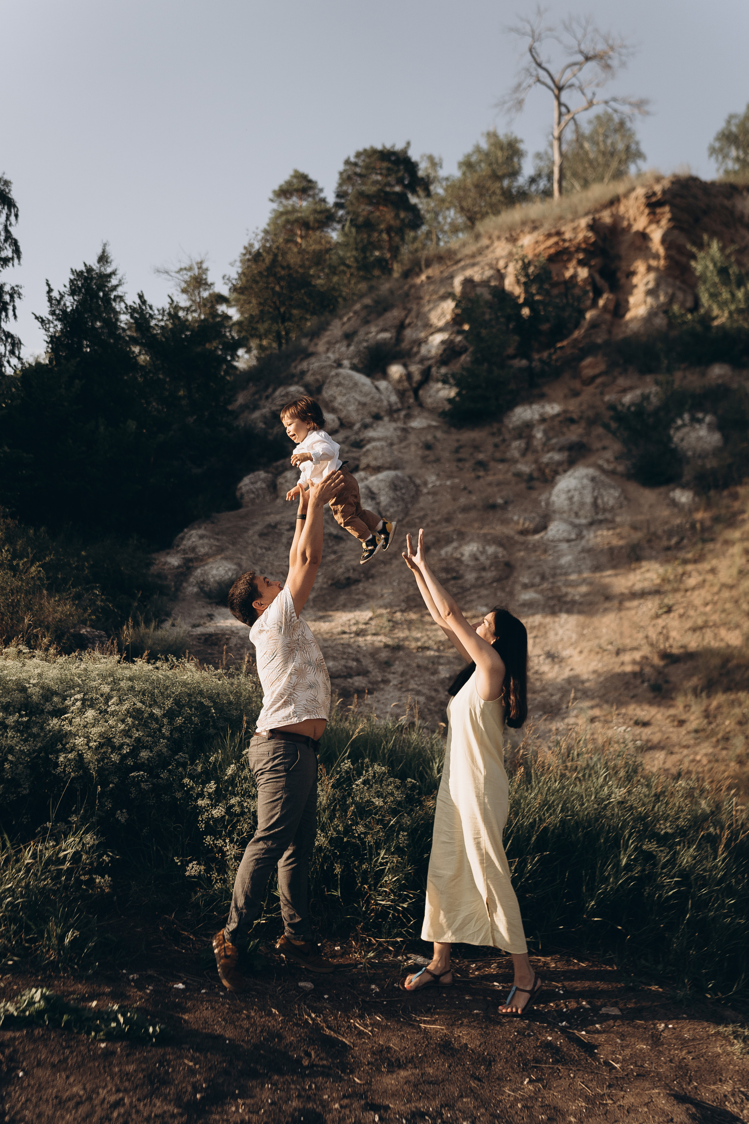 Голубое озеро: Энже, Марсель и Таир. Семейный и домашний фотограф в Уфе Ирина Гарасюта