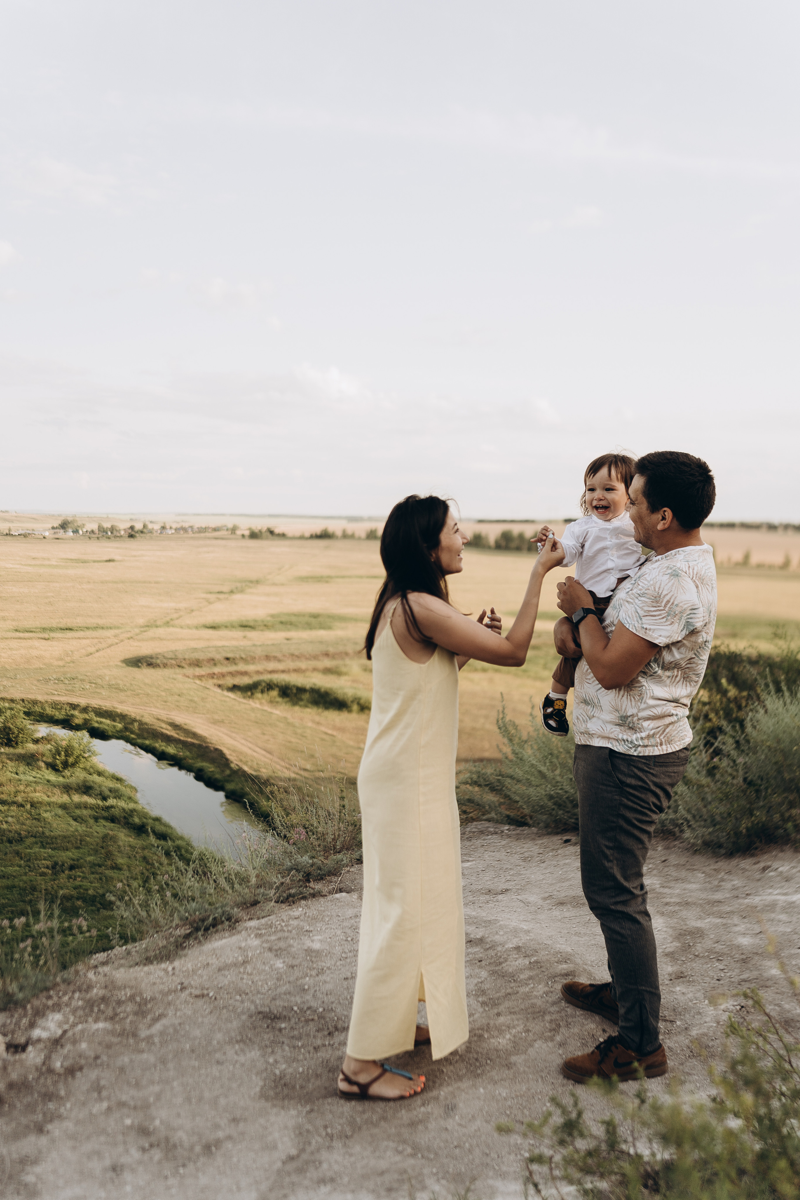 Голубое озеро: Энже, Марсель и Таир. Семейный и домашний фотограф в Уфе Ирина Гарасюта
