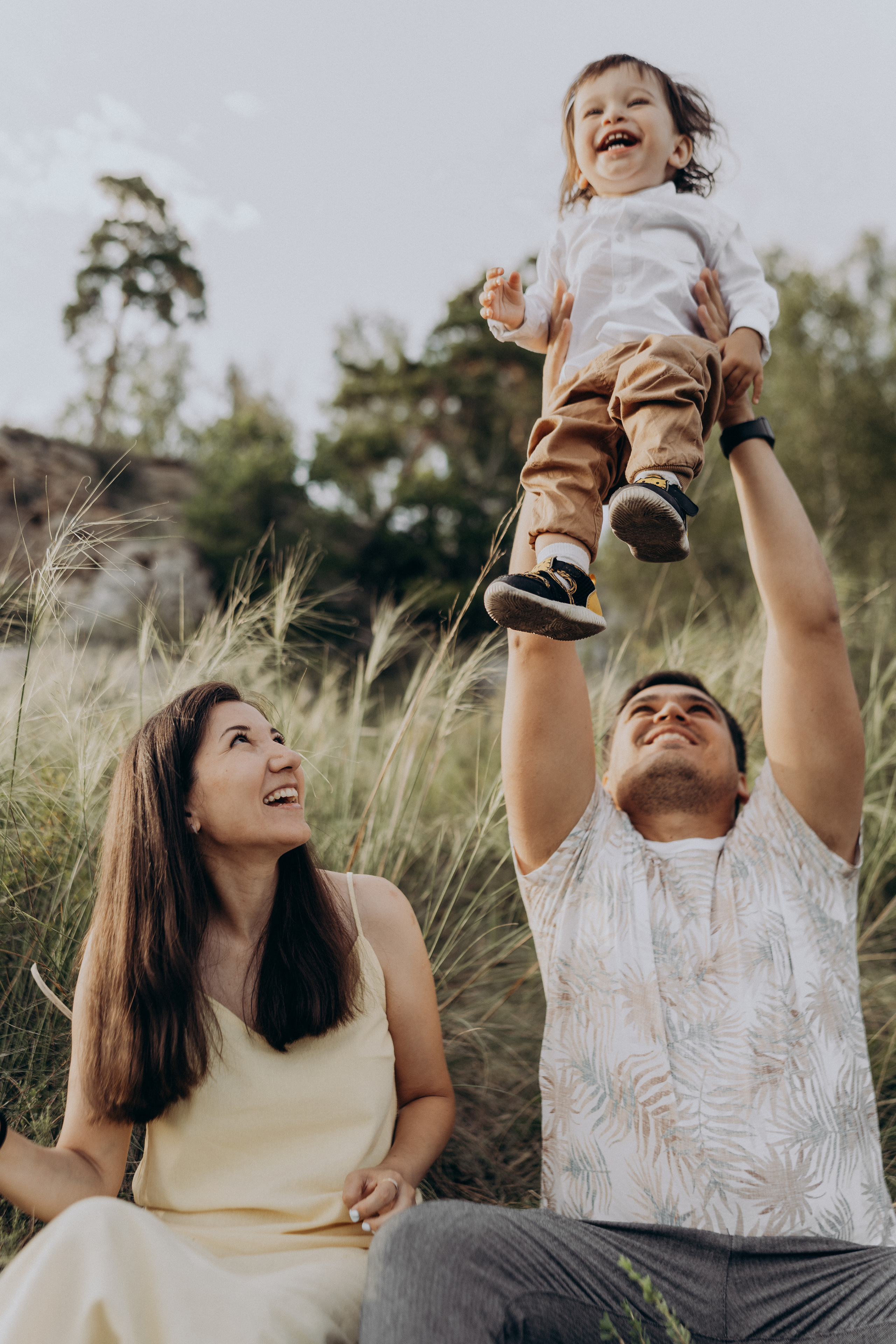Голубое озеро: Энже, Марсель и Таир. Семейный и домашний фотограф в Уфе Ирина Гарасюта