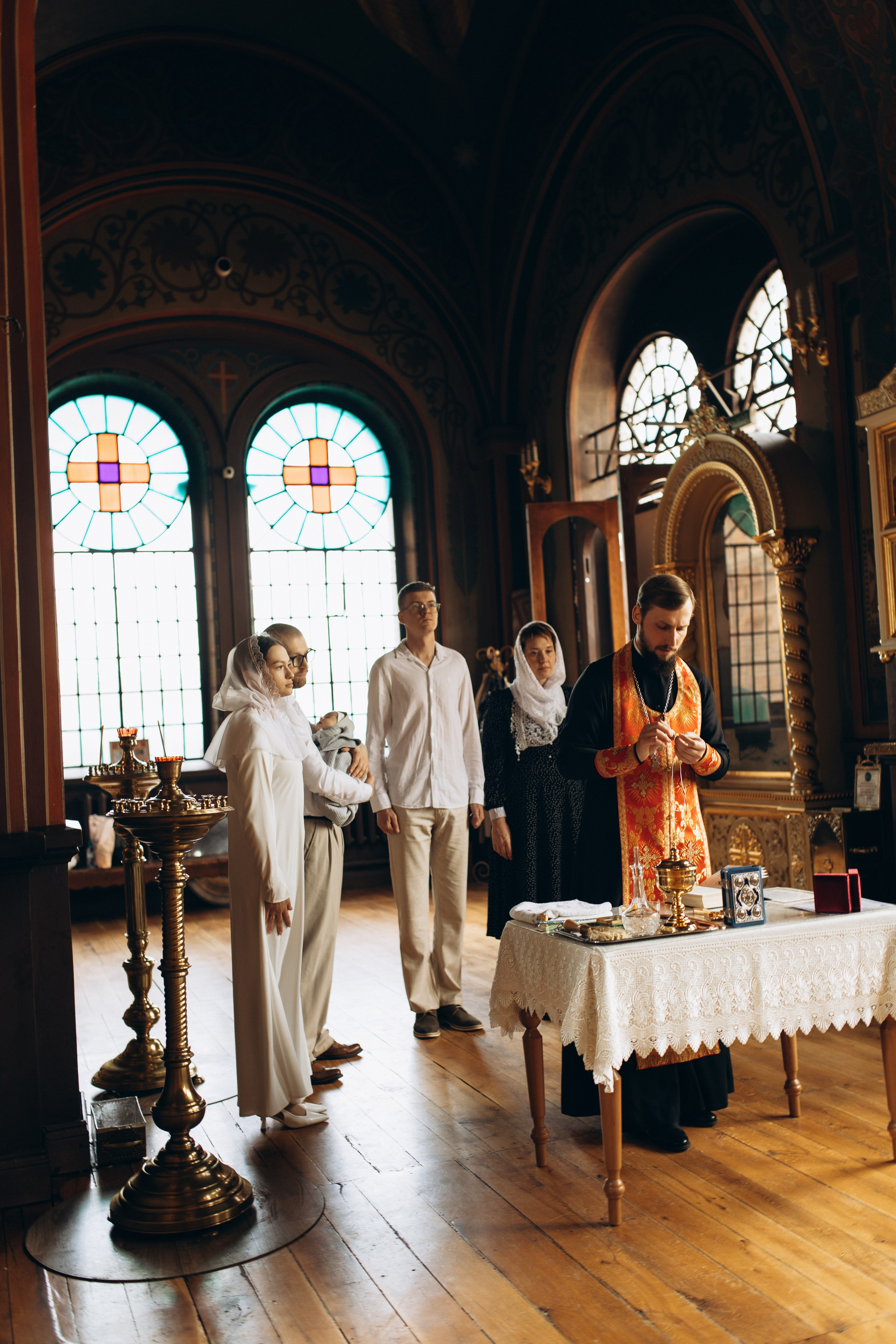 Крещение Лёвы. Самый теплый фотограф в Краснодаре Рябоконь Ксения