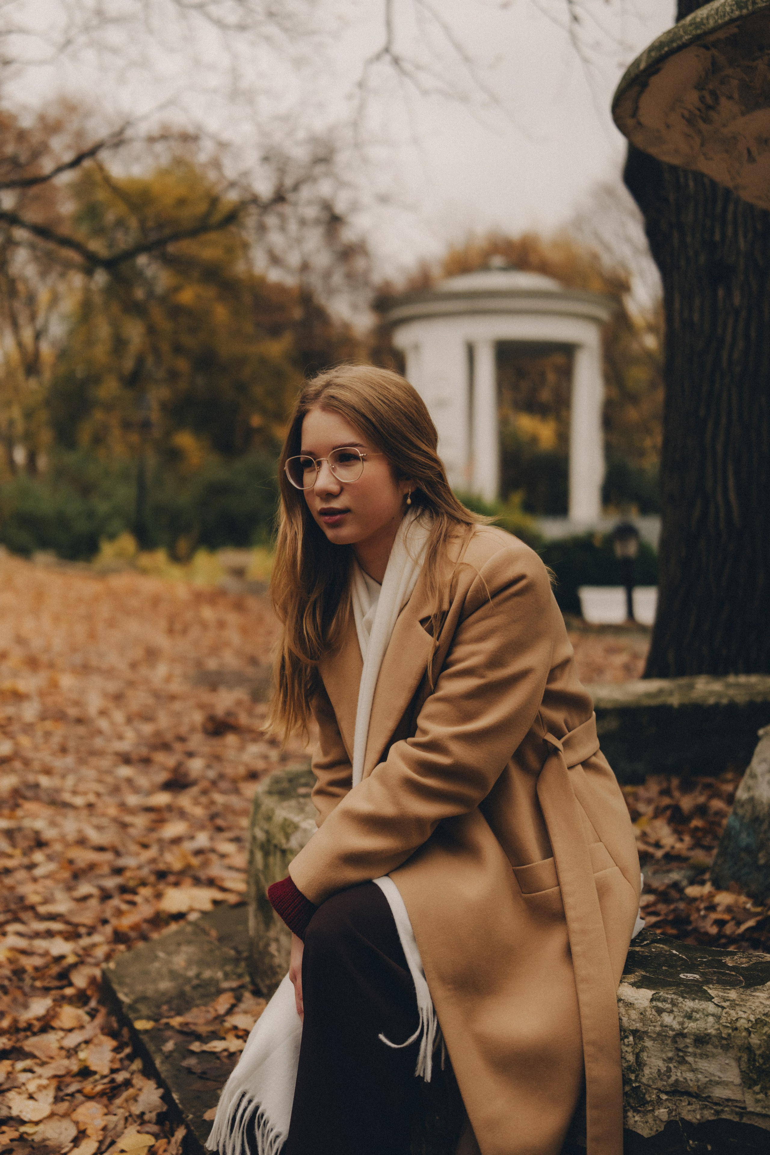 Ирина | осенняя фотосессия Нескучный сад. Портретный фотограф Москва