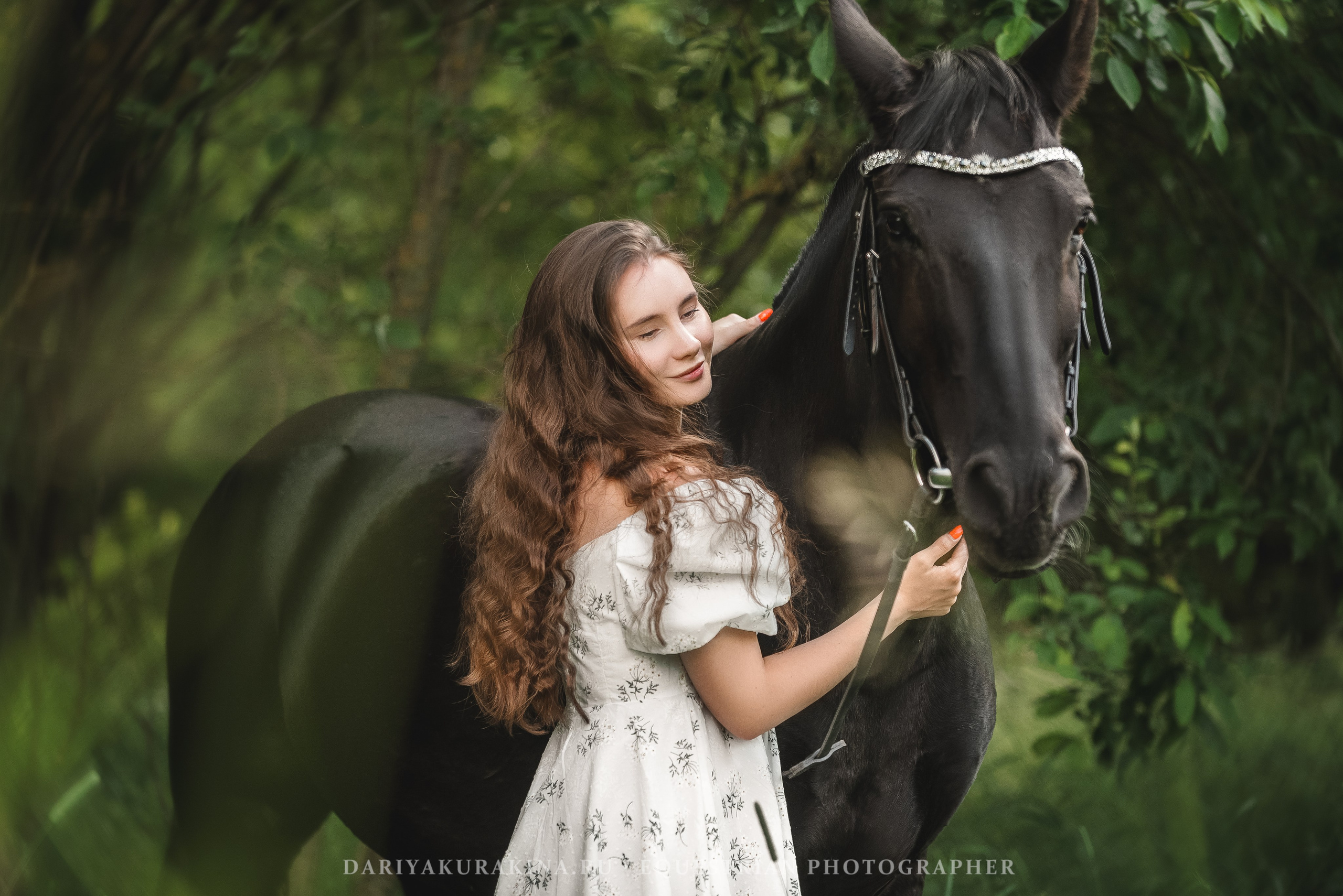 Маша и Блэк Джек. Конный фотограф Куракина Дарья • Фотосессии с лошадьми