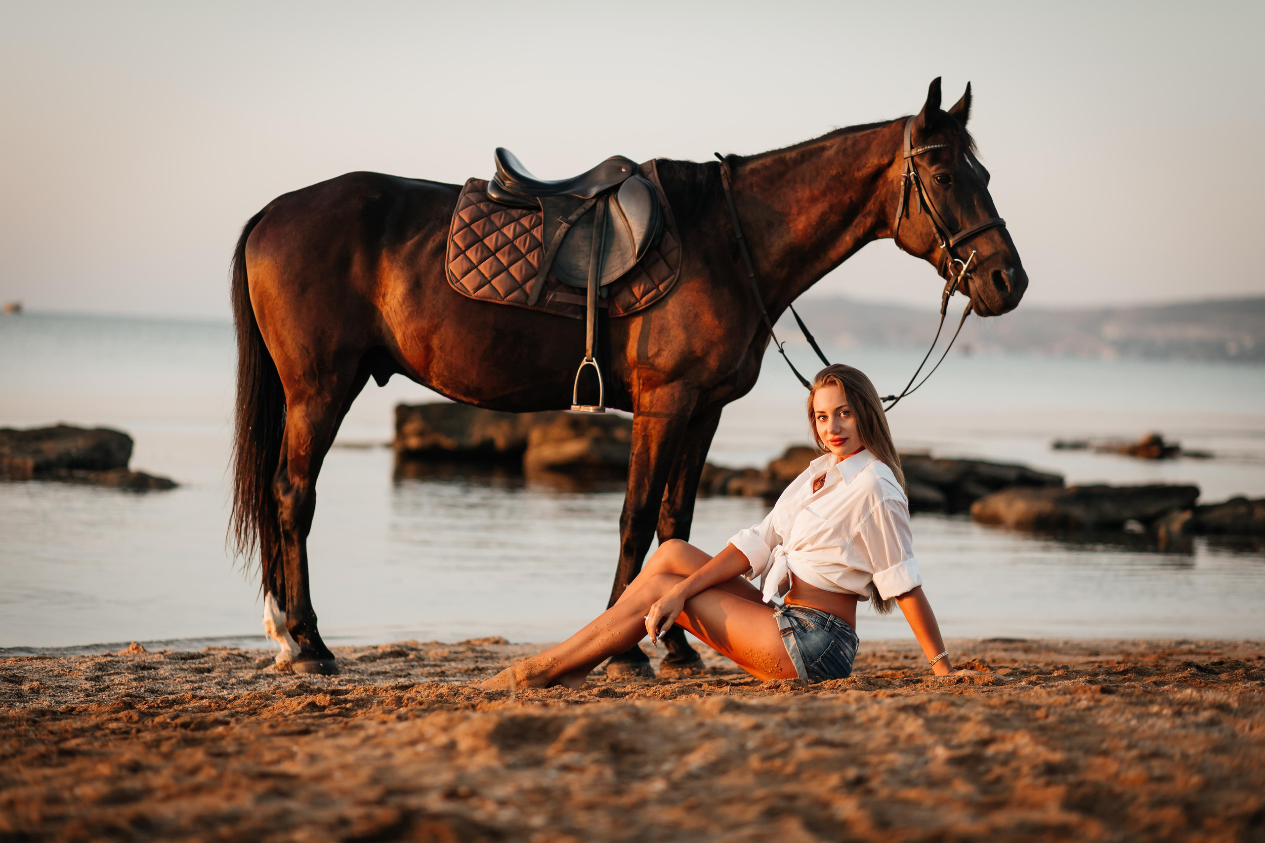 Фотосессия на море с лошадью. Фотограф в Феодосии Наталья Булгакова
