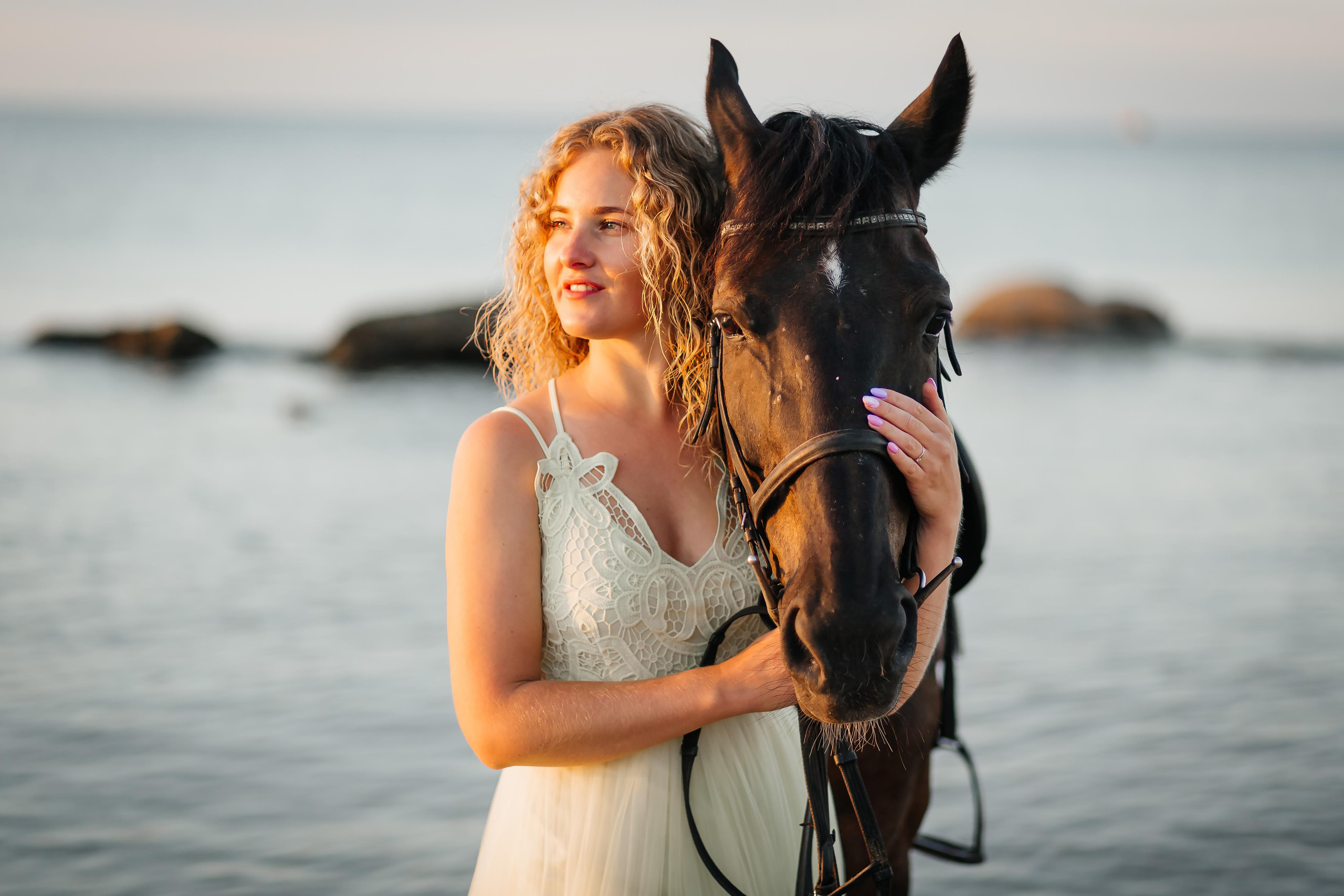 Фотосессия на море с лошадью. Фотограф в Феодосии Наталья Булгакова