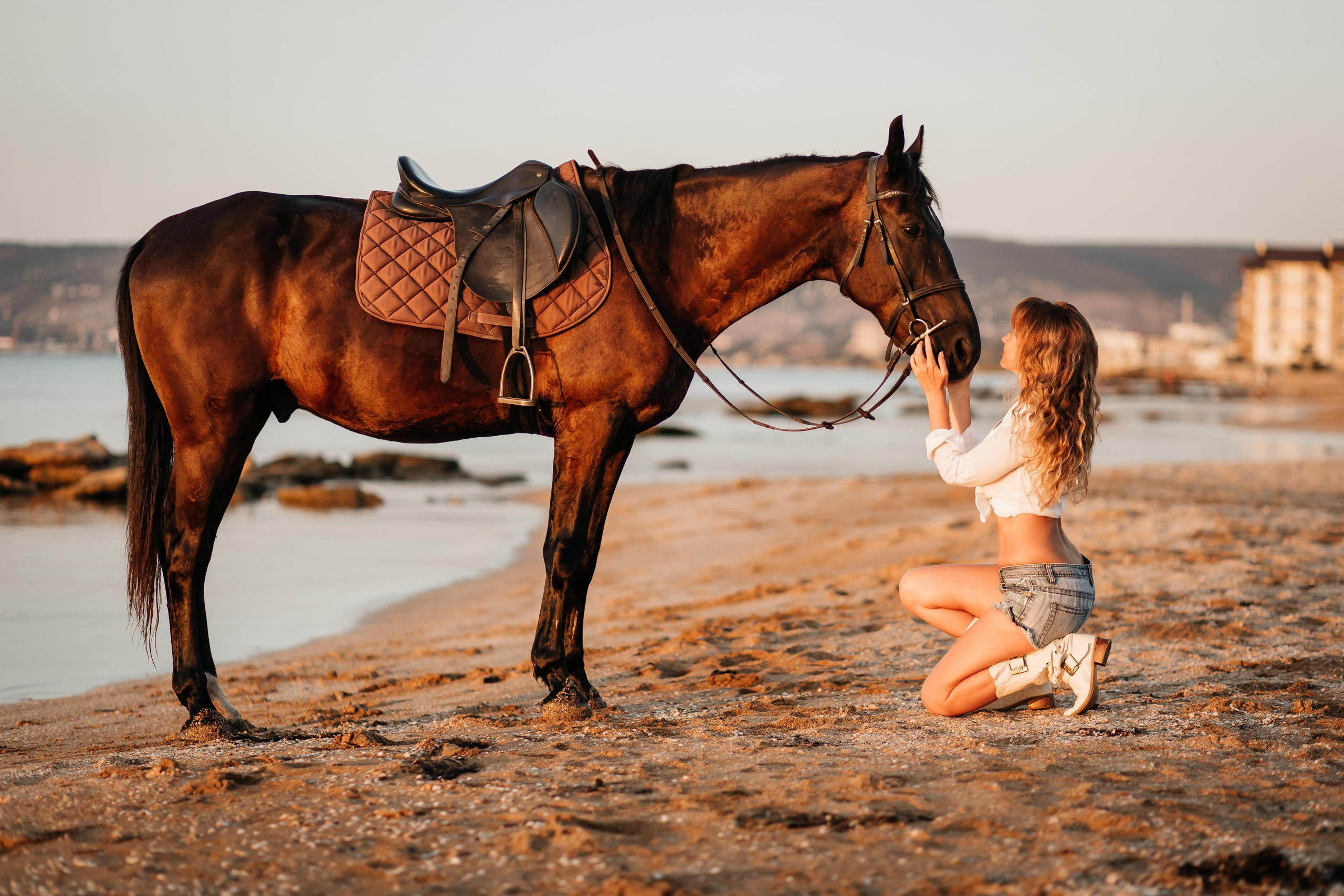 Фотосессия на море с лошадью. Фотограф в Феодосии Наталья Булгакова