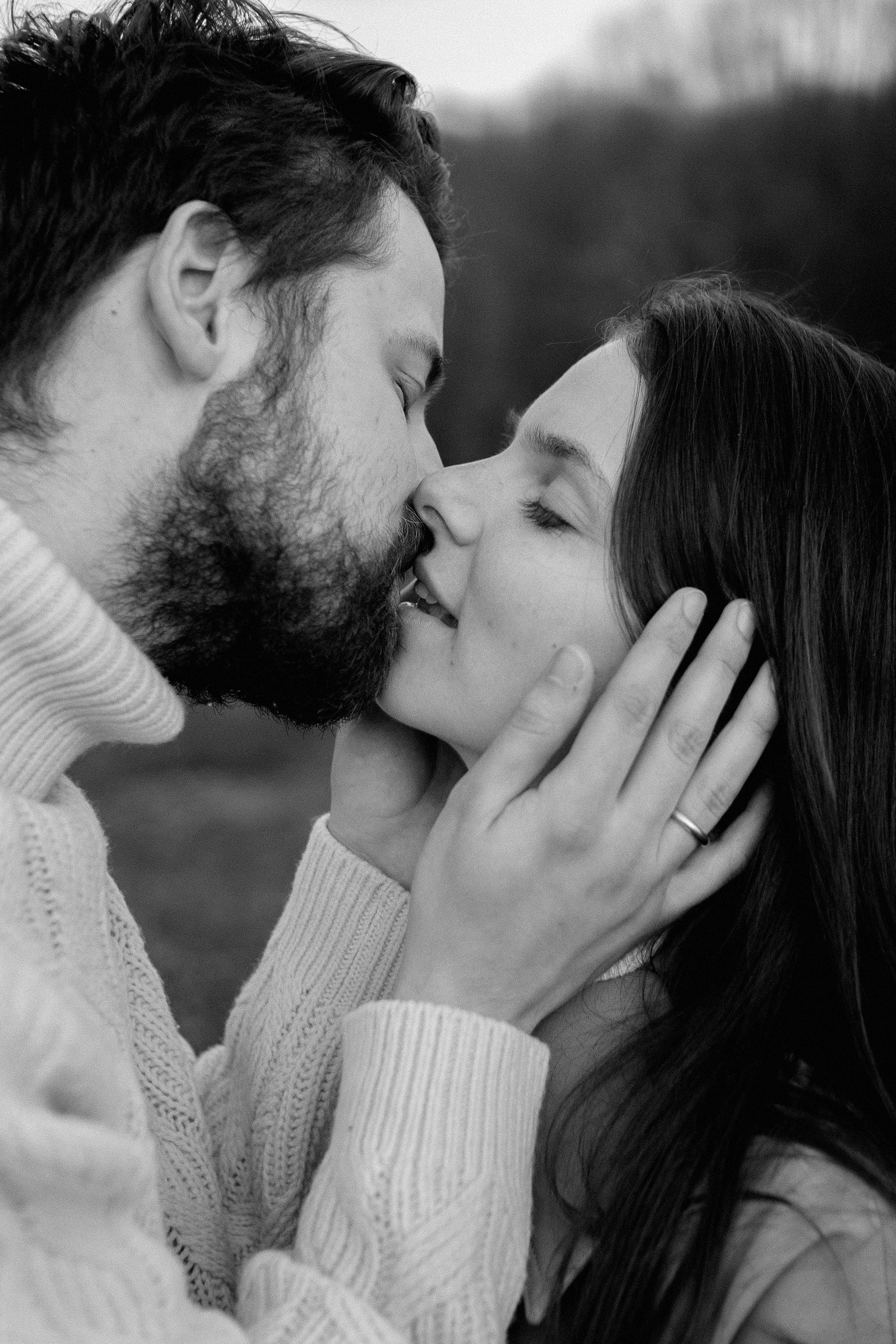 Family at sunset. Photographer Elizaveta Samokrutova