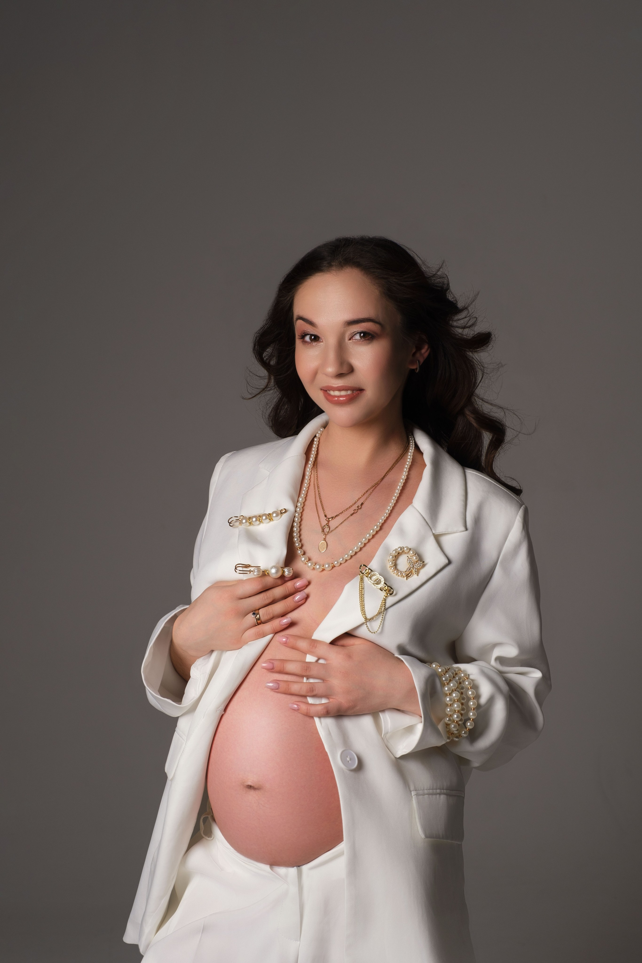 Беременность. Студия. Фотограф беременности Демочкина Елена