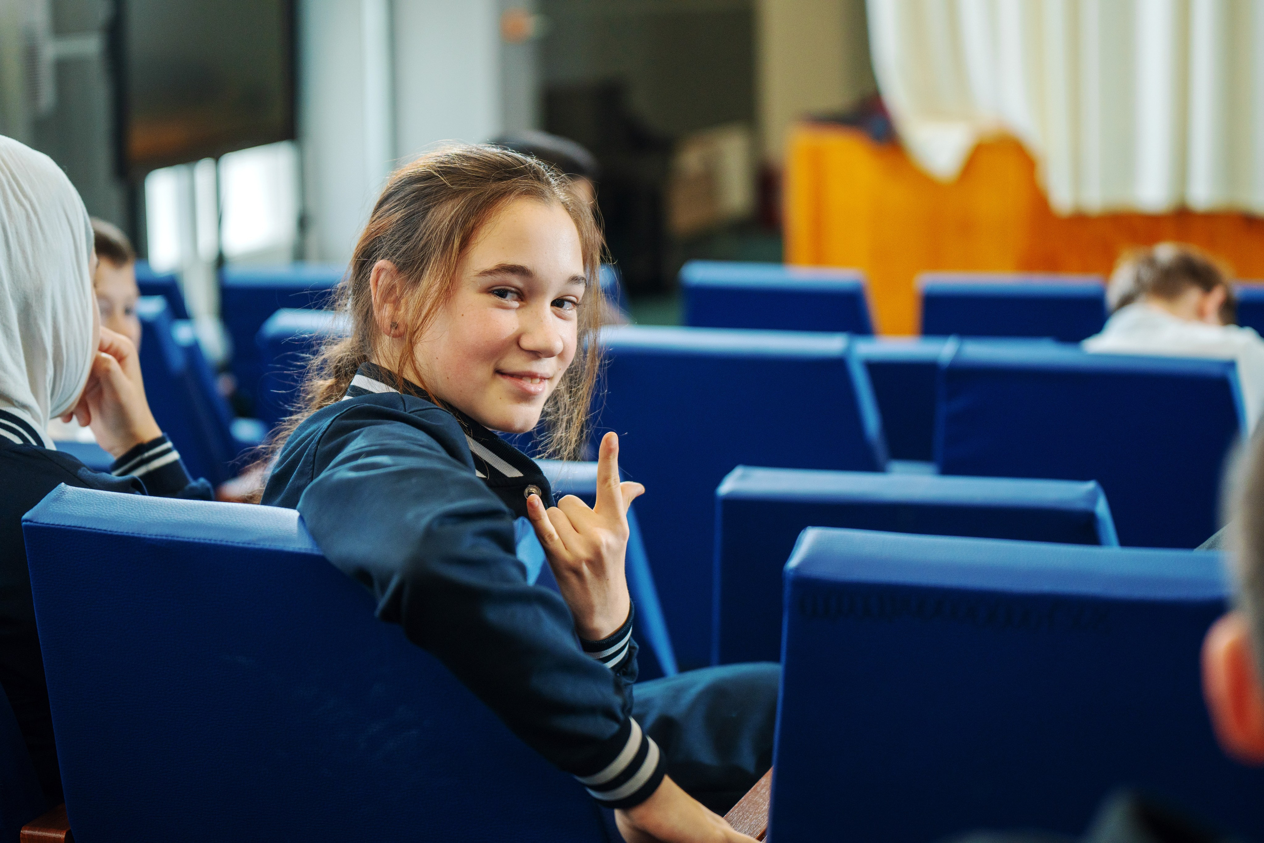 Лекция по киберспорту в школе № 2, п. Энем