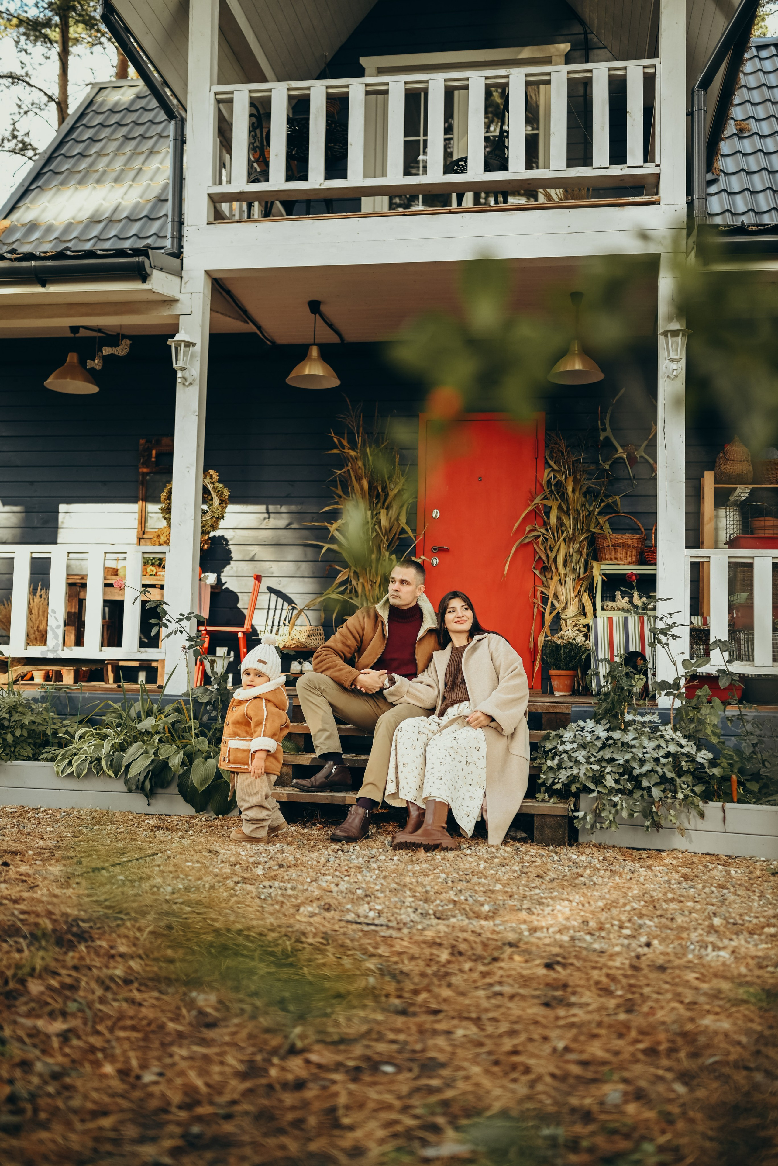Дача осенью. Семейный фотограф в Москве Люберцах Ирина Вронская