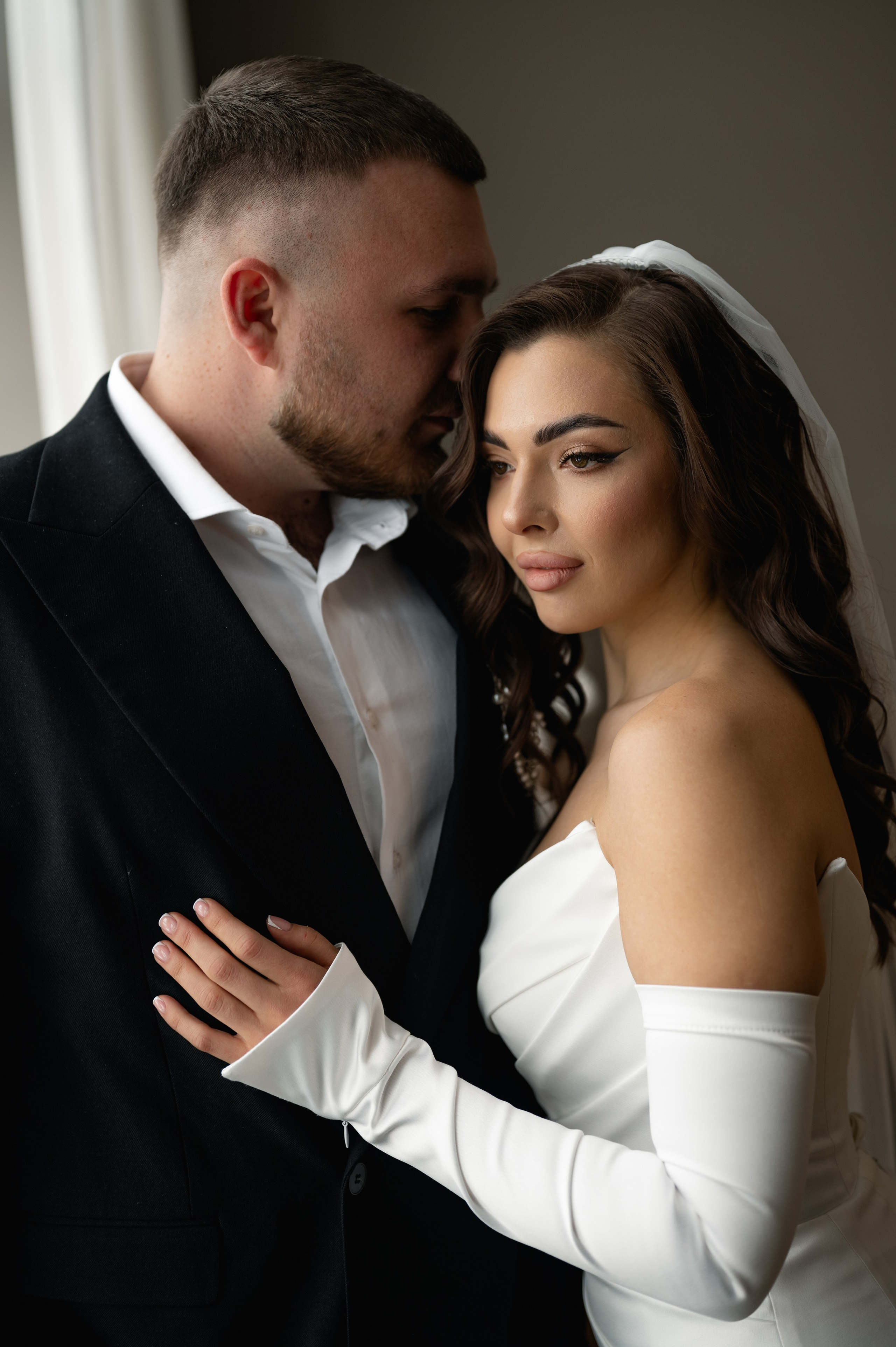 Свадебная фотосессия в студии. Свадебный и семейный фотограф в Краснодаре Алина Мельник