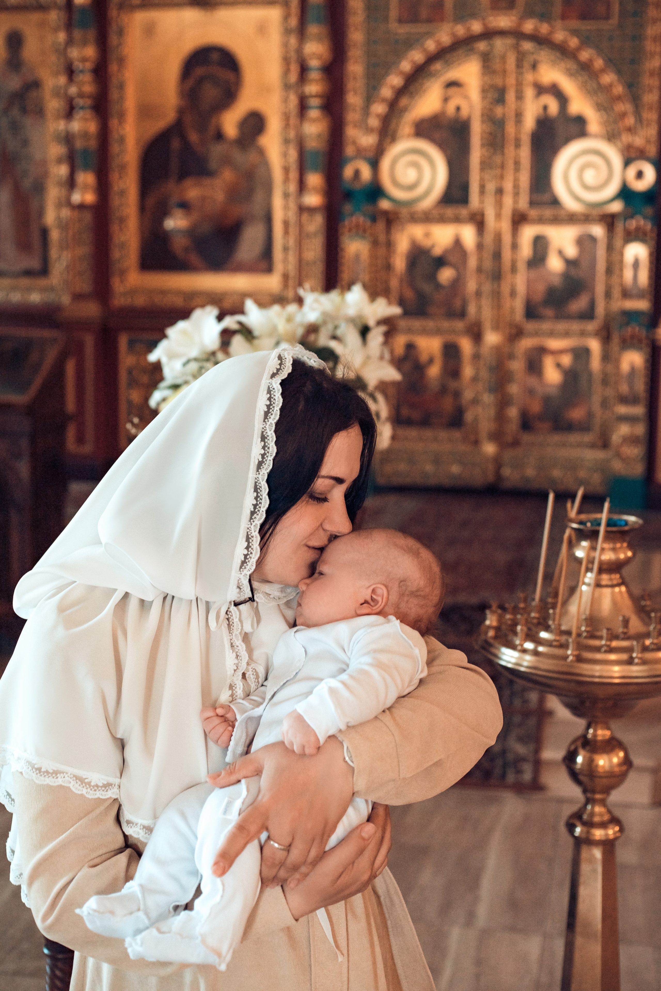 Таинство Крещения Тимофея. Николо-Ямской Храм. Семейный фотограф в Рязани и Рязанской области