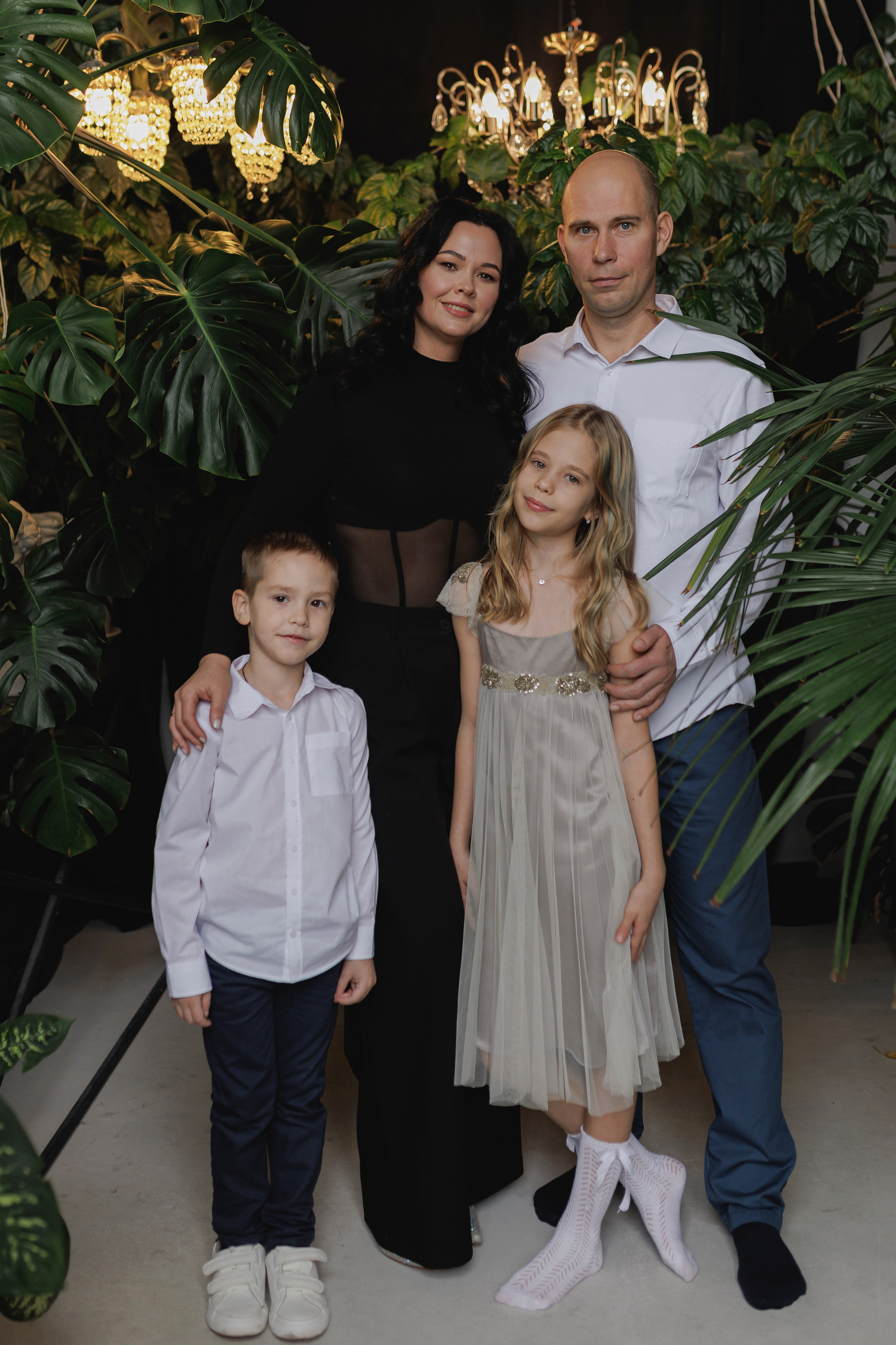 Студийная семейная фотосессия. Семейный и детский фотограф в Рязани Васюгова Мария