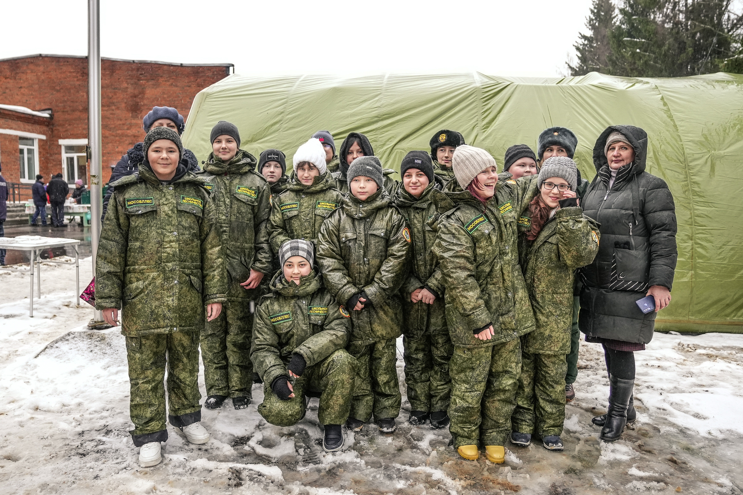 Спил Кремлевской ёлки под Волоколамском. Event фотограф Степанова Александра