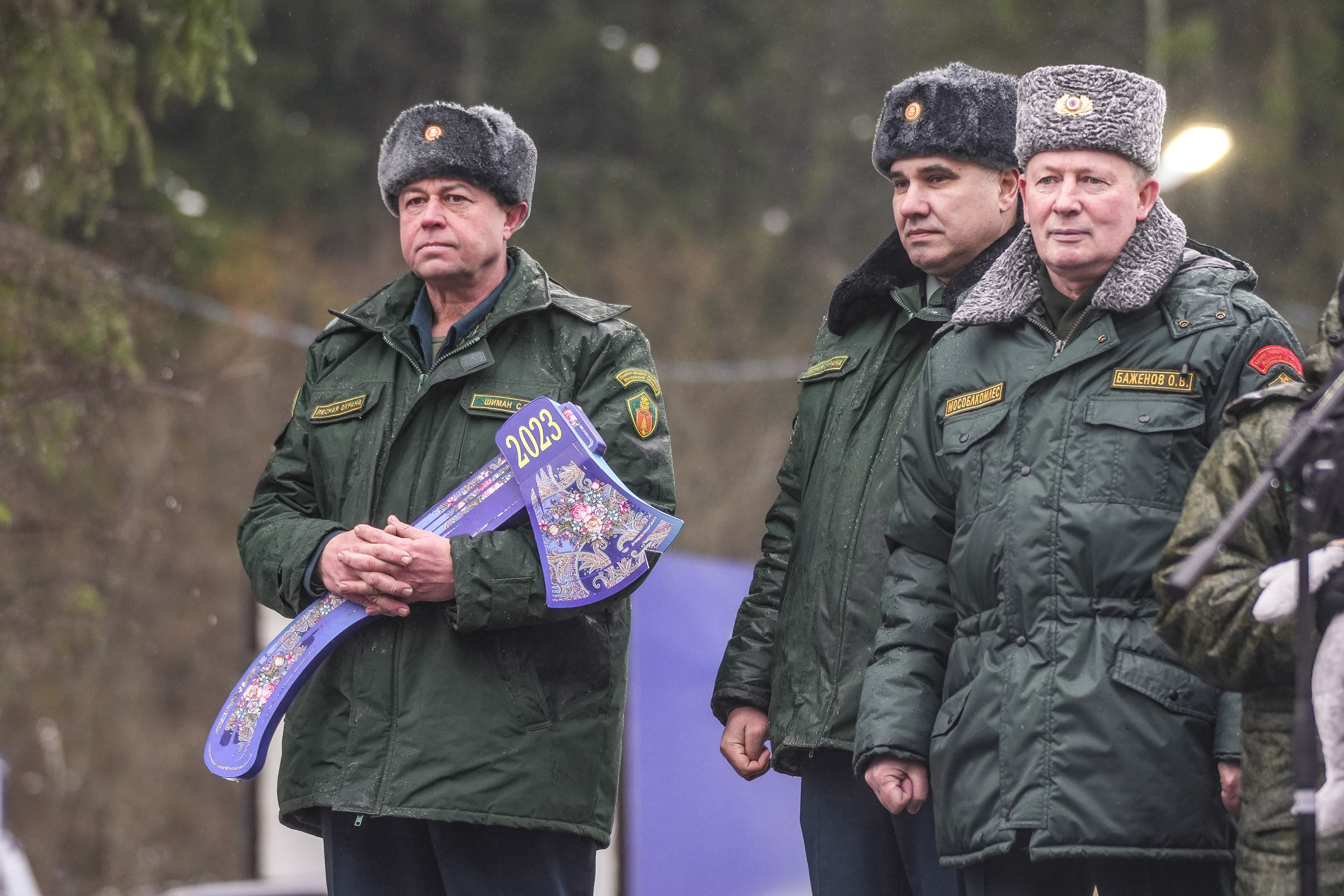 Спил Кремлевской ёлки под Волоколамском. Event фотограф Степанова Александра