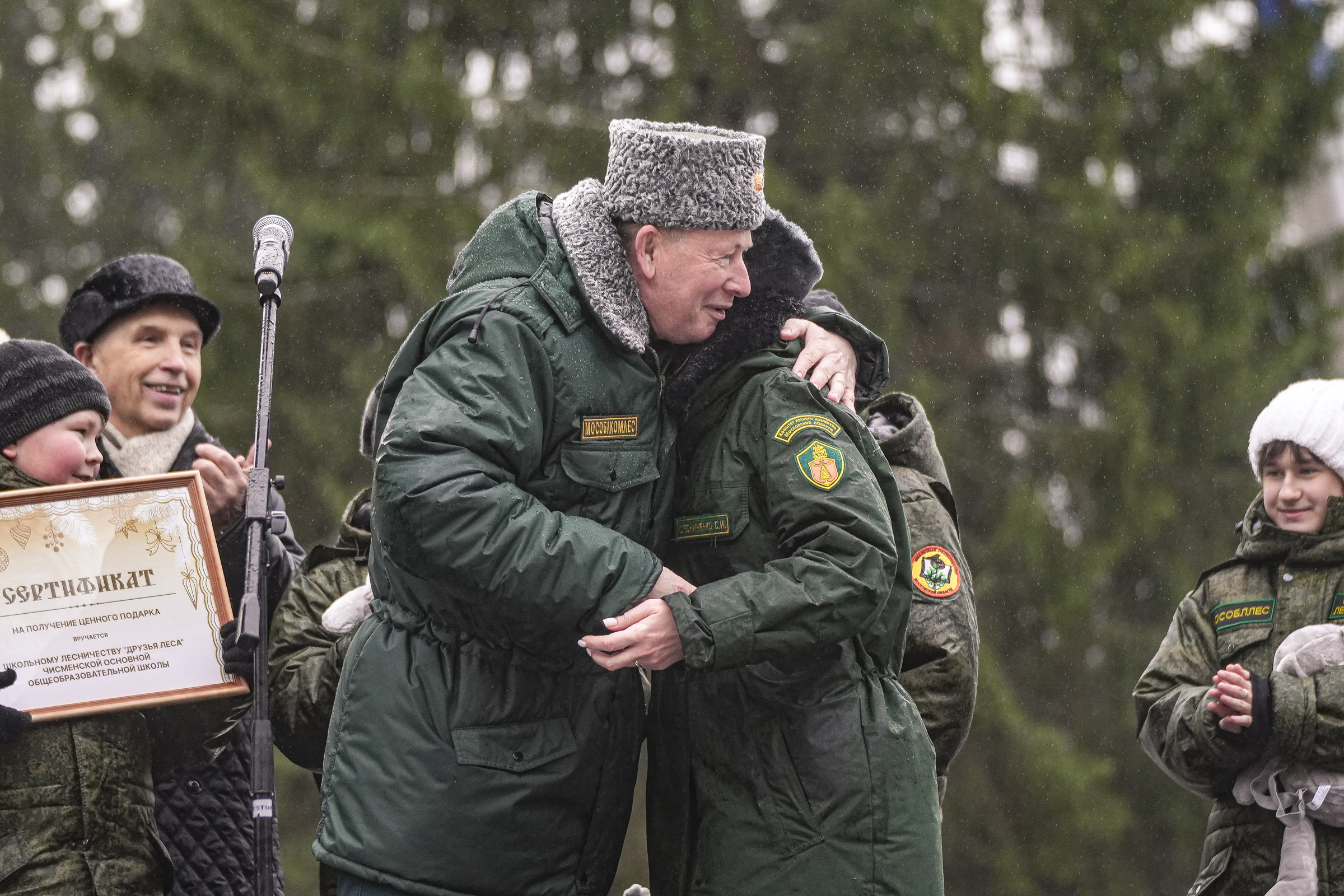Спил Кремлевской ёлки под Волоколамском. Event фотограф Степанова Александра