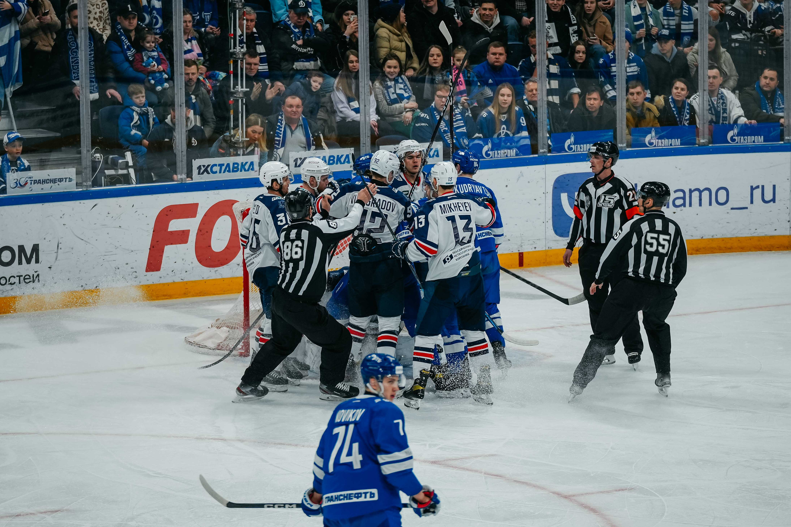 Хоккей. Репортаж. Динамо-Торпедо 2023. Event фотограф Степанова Александра