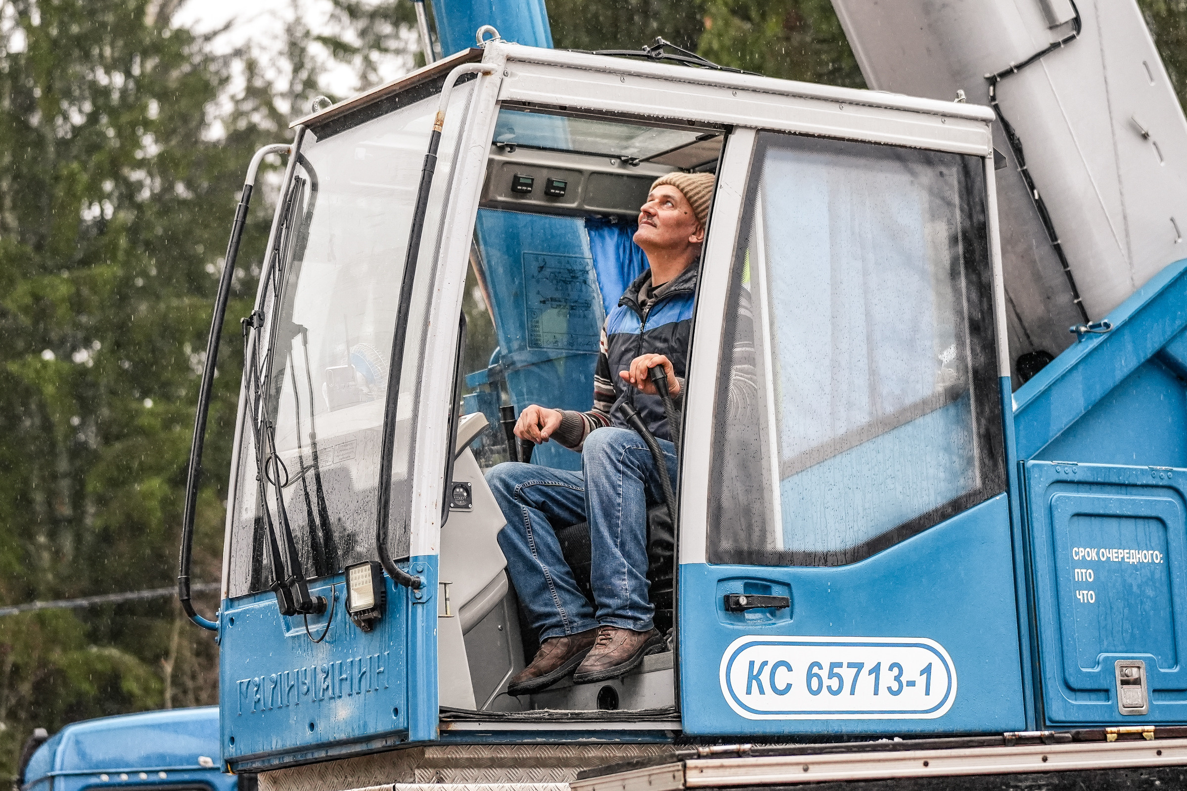 Спил Кремлевской ёлки под Волоколамском. Event фотограф Степанова Александра