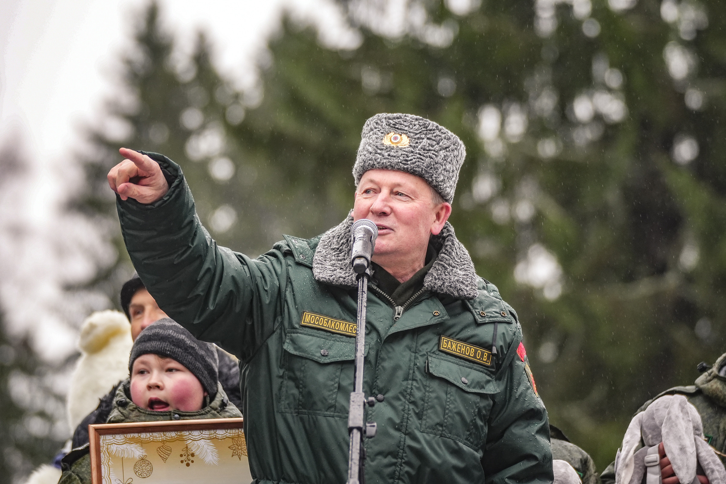 Спил Кремлевской ёлки под Волоколамском. Event фотограф Степанова Александра