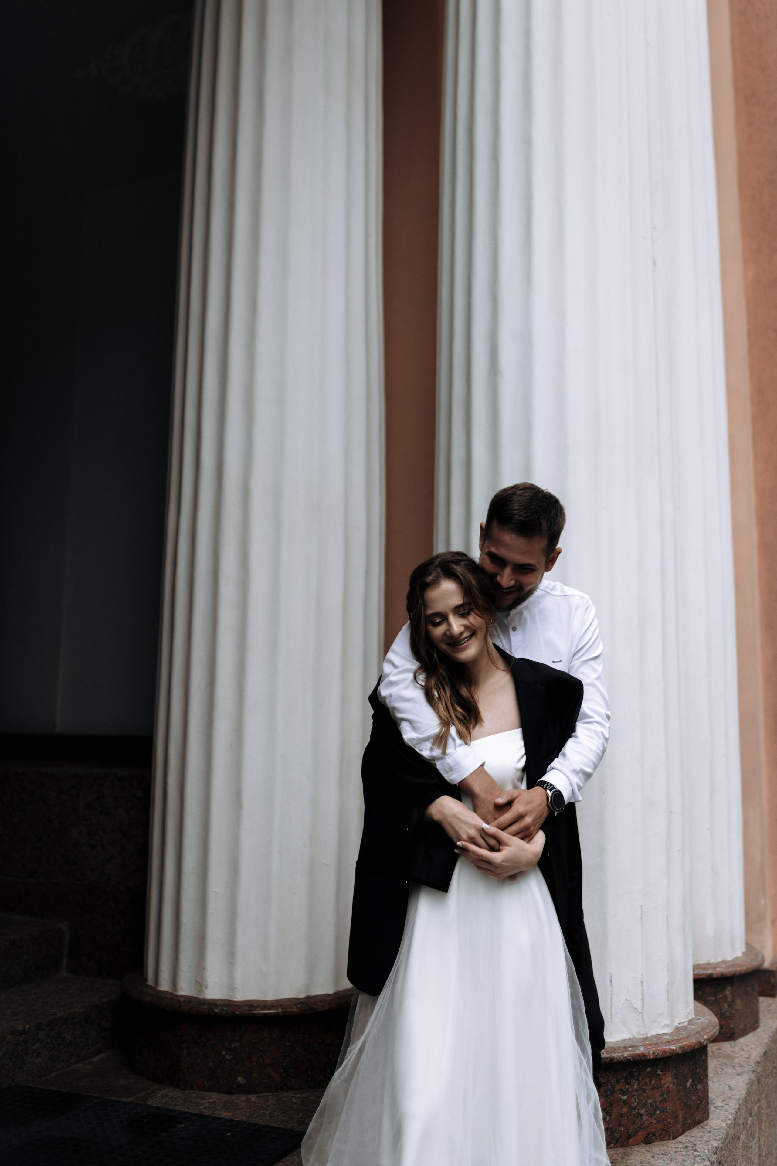 Настя и Никита, крыша. Свадебный фотограф | Москва