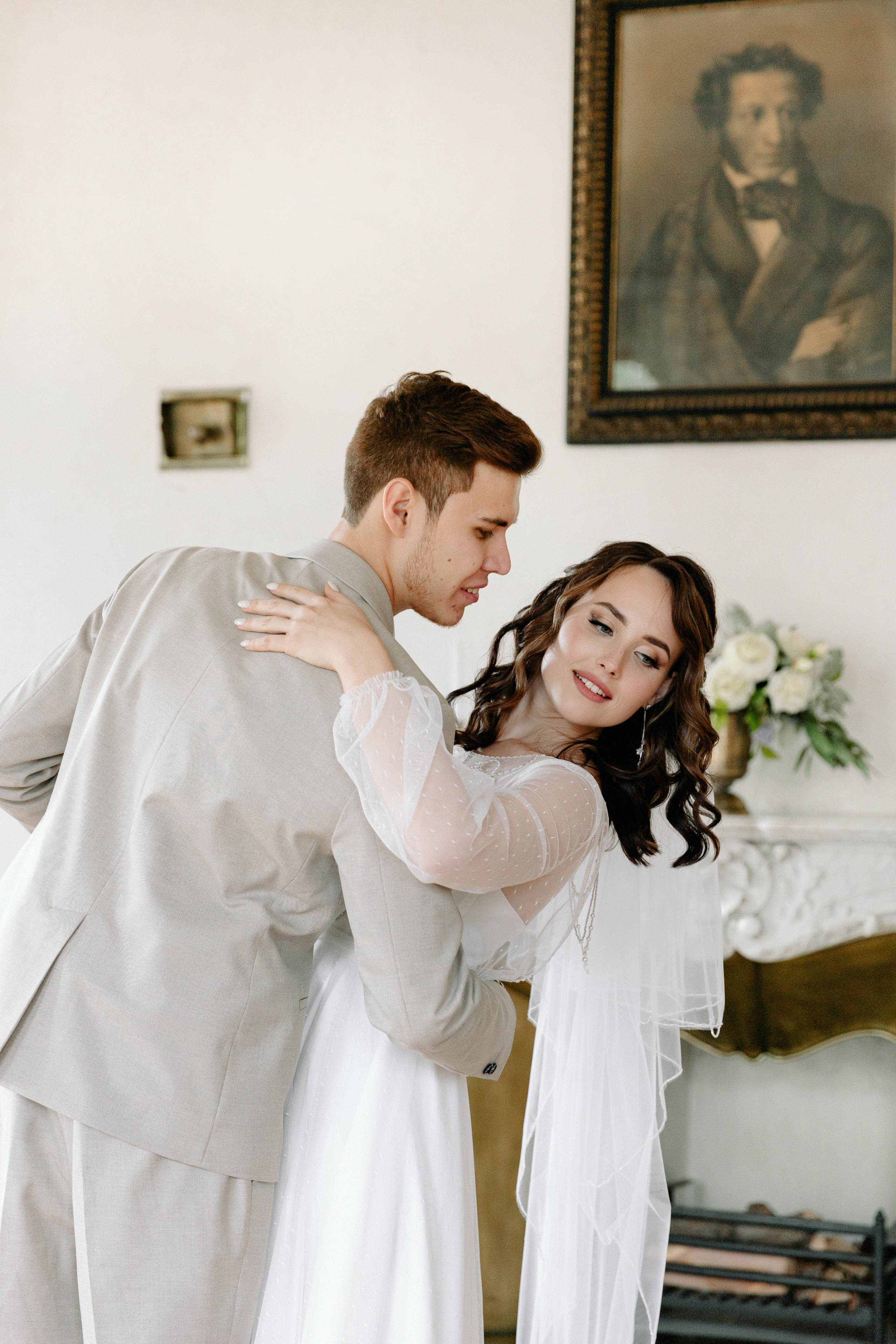 АРХИВ Наталья и Роман. Читальня им Пушкина. Грибоедовский ЗАГС. Свадебный фотограф Москва