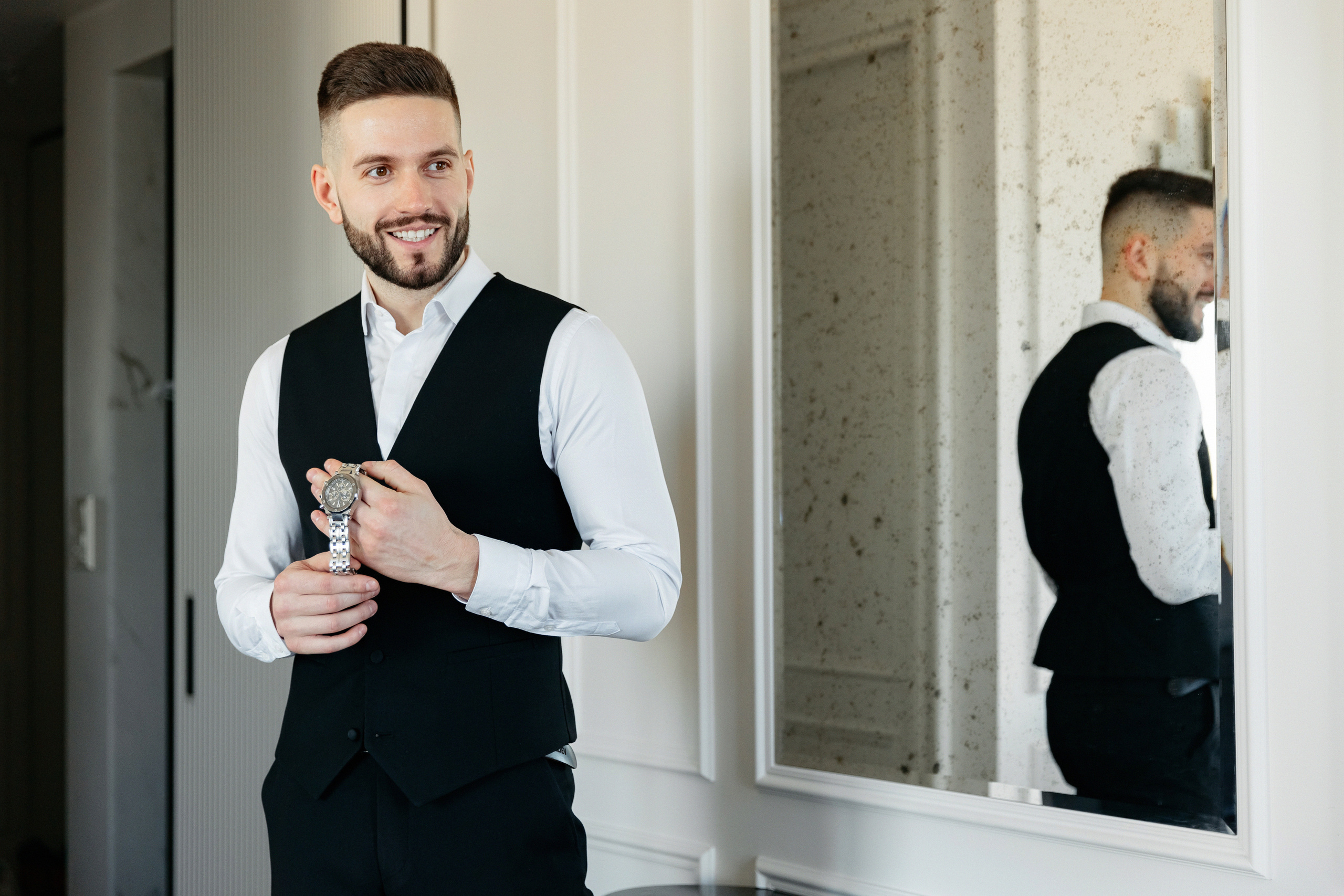 Татьяна и Алексей в отеле Мариотт АРХИВ. Свадебный фотограф Москва