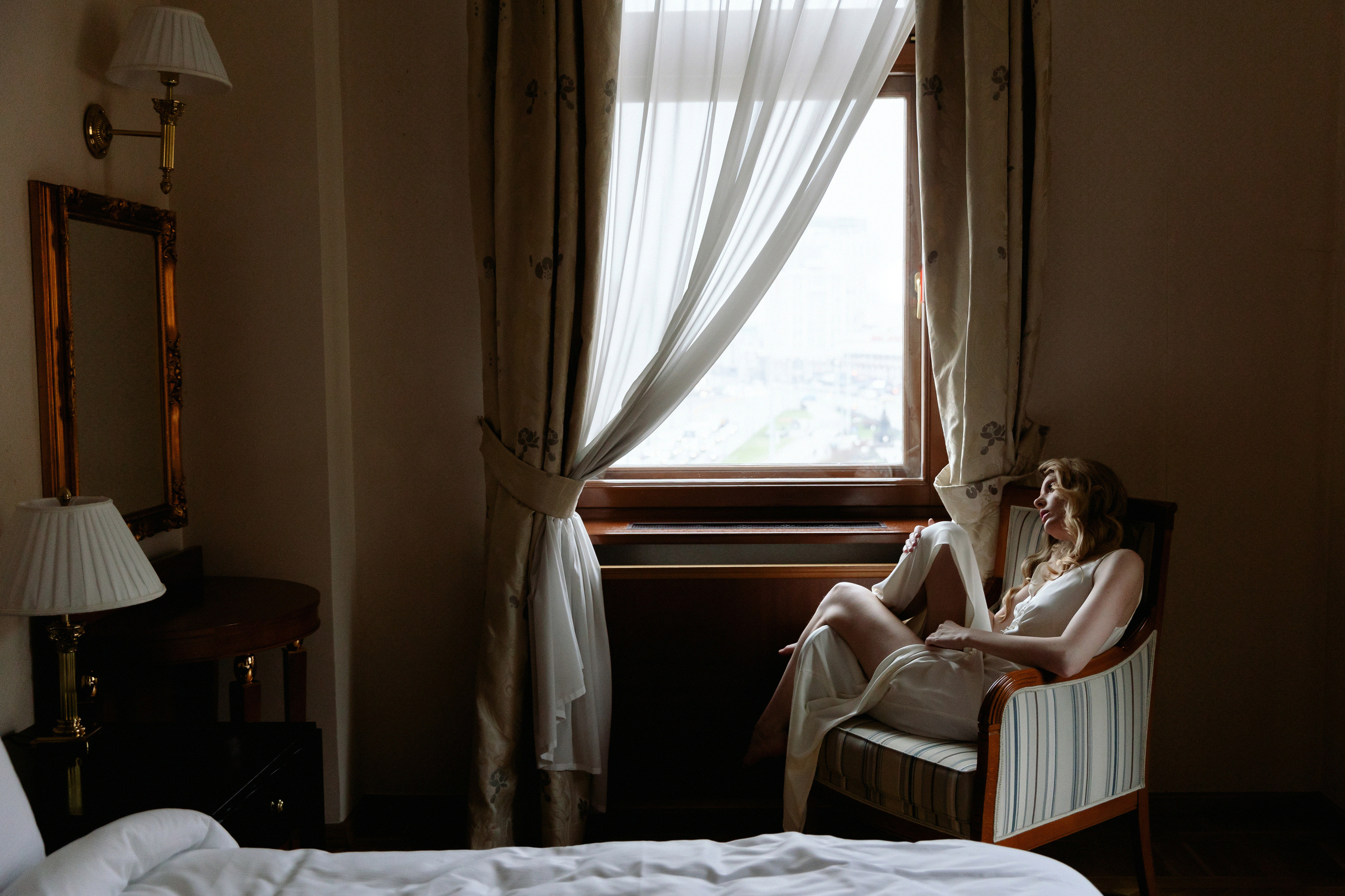 Никита и Мария: отель Хилтон Ленинградская. Свадебный фотограф Москва