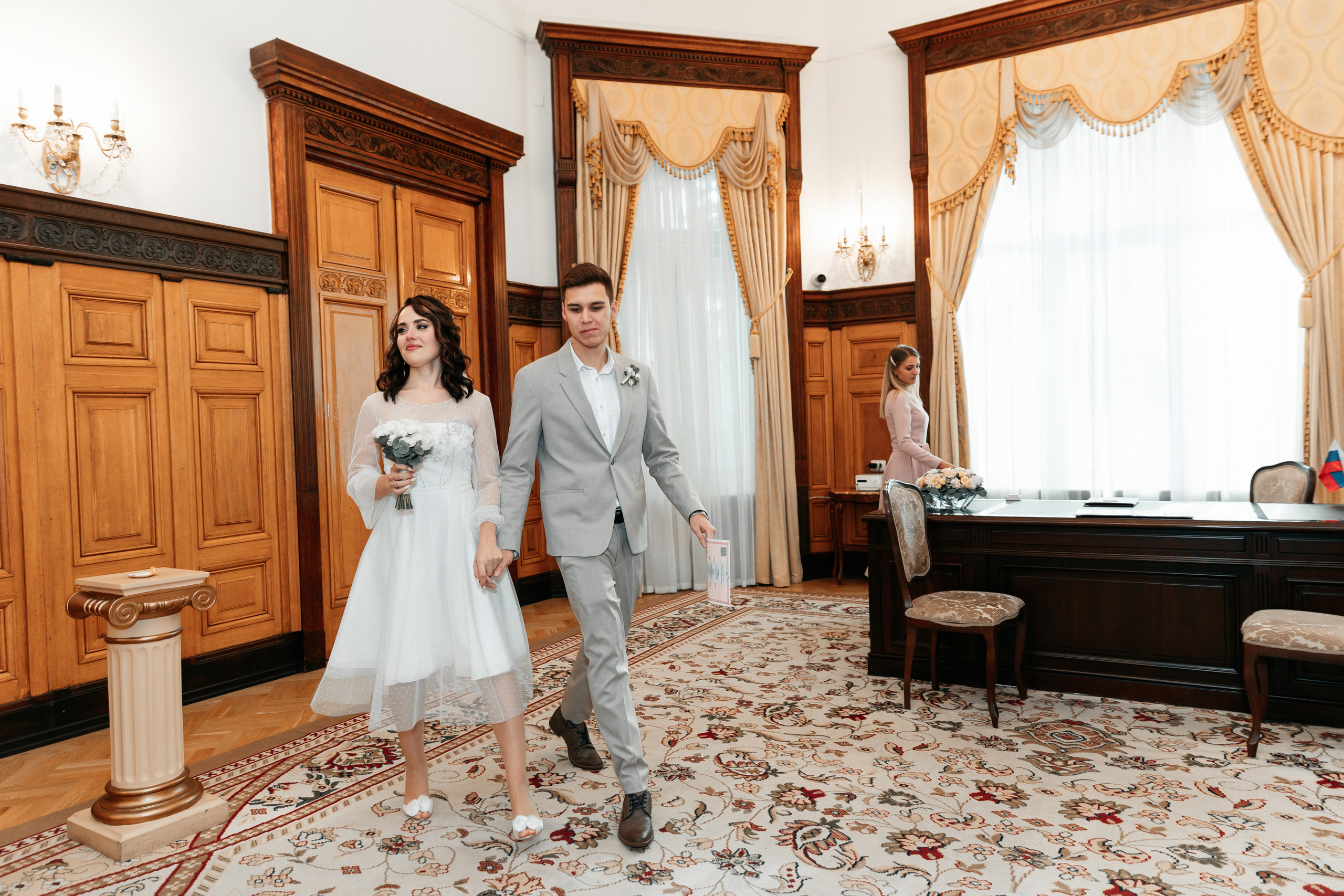 АРХИВ Наталья и Роман. Читальня им Пушкина. Грибоедовский ЗАГС. Свадебный фотограф Москва
