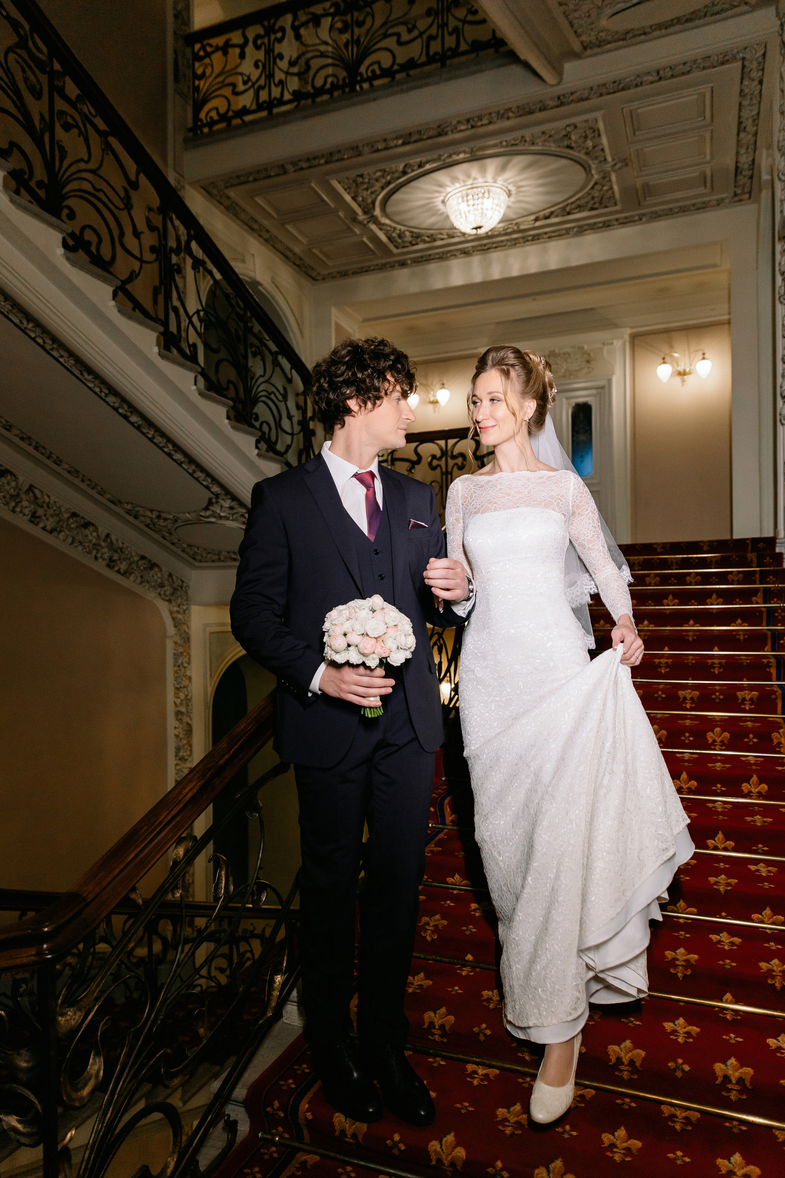 АРХИВ Полина и Егор. Отель Националь. Свадебный фотограф Москва