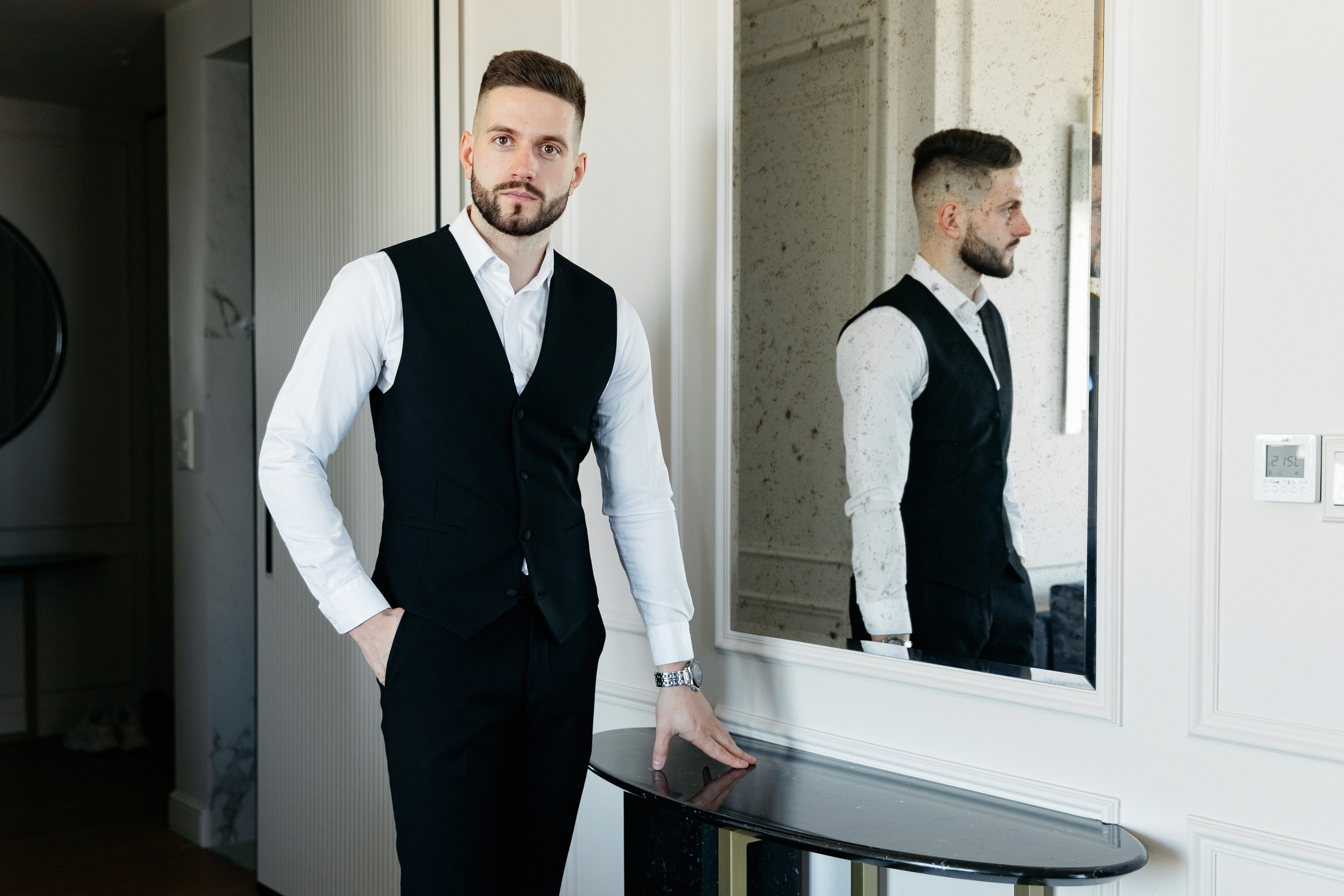 Татьяна и Алексей в отеле Мариотт АРХИВ. Свадебный фотограф Москва