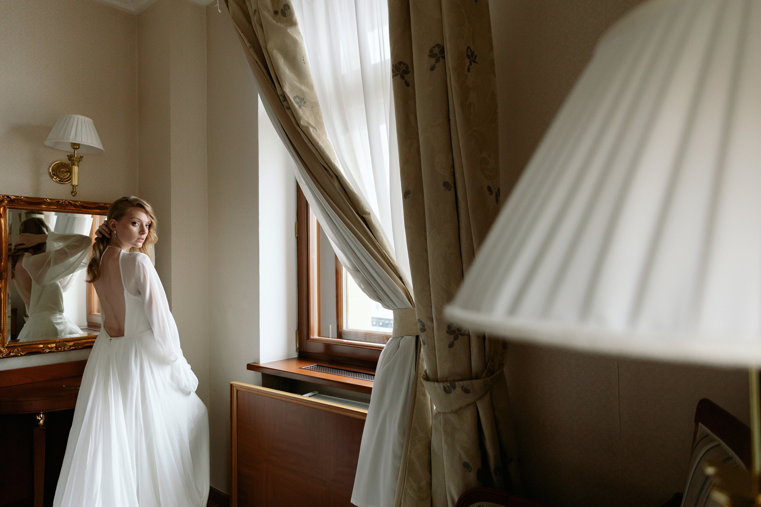 Никита и Мария: отель Хилтон Ленинградская. Свадебный фотограф Москва