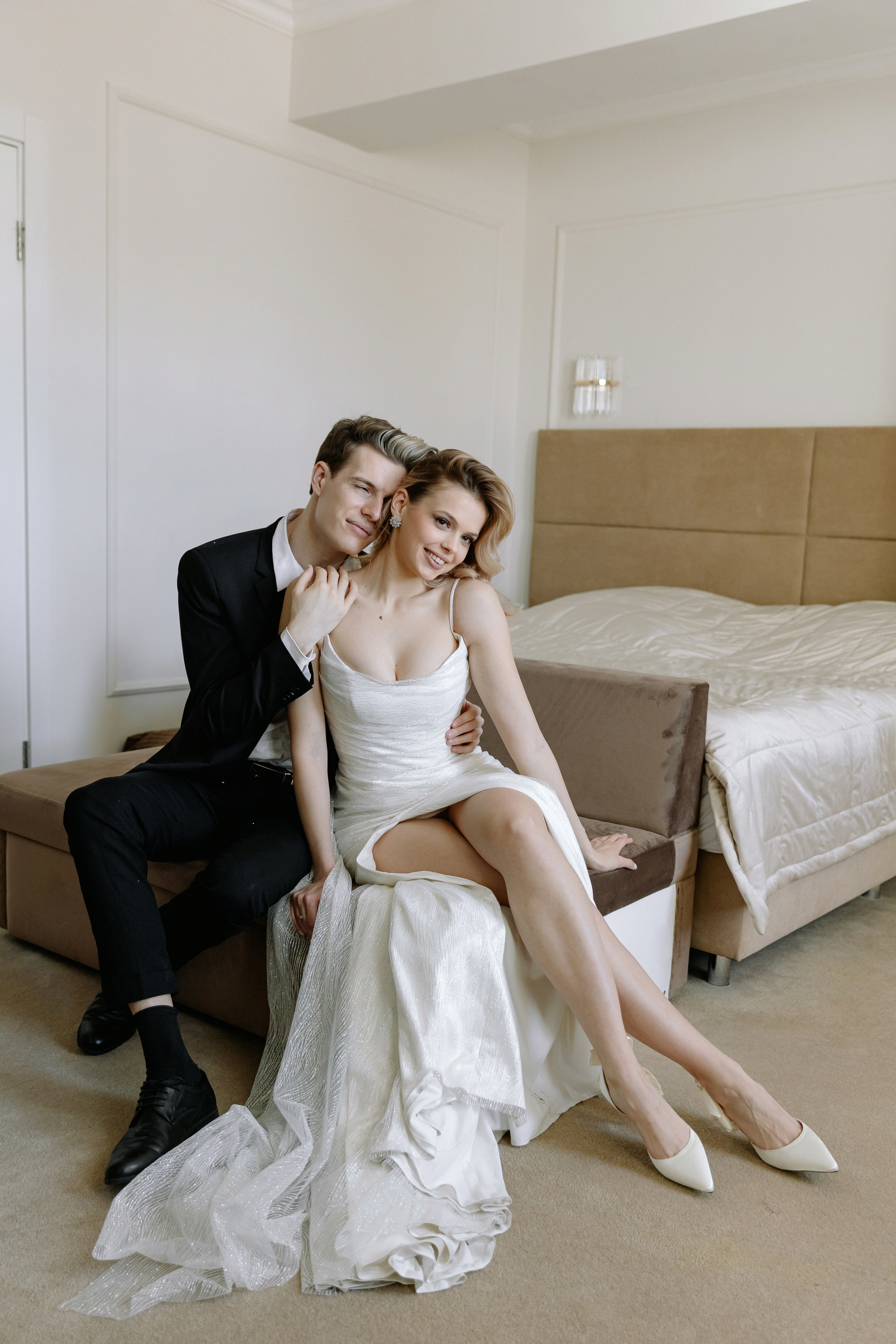 АРХИВ Лиза и Виталий: отель Люмьер. Свадебный фотограф Москва