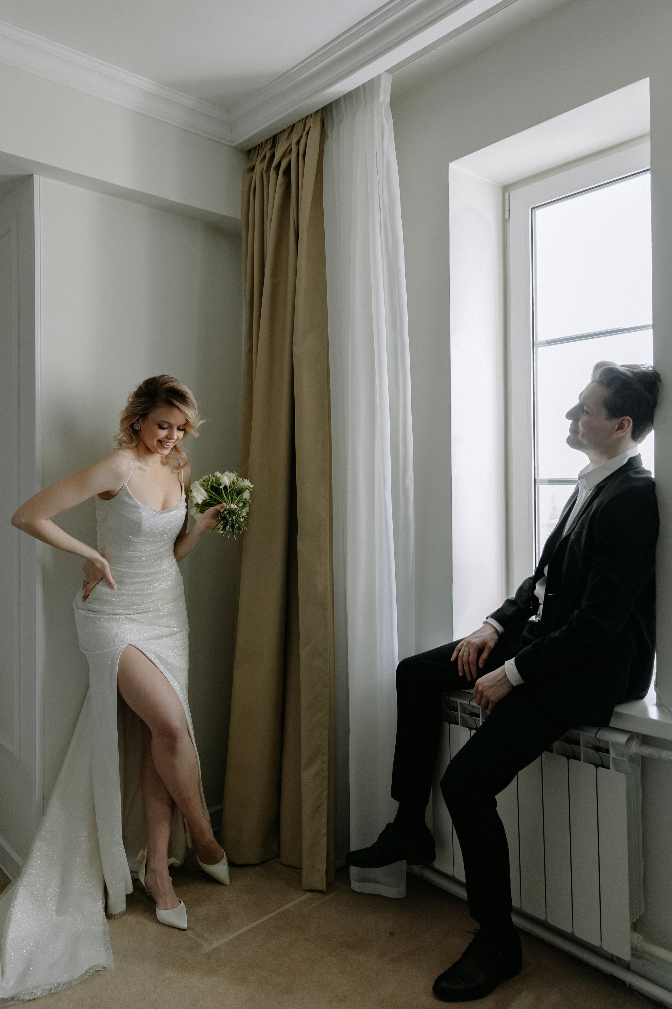 АРХИВ Лиза и Виталий: отель Люмьер. Свадебный фотограф Москва