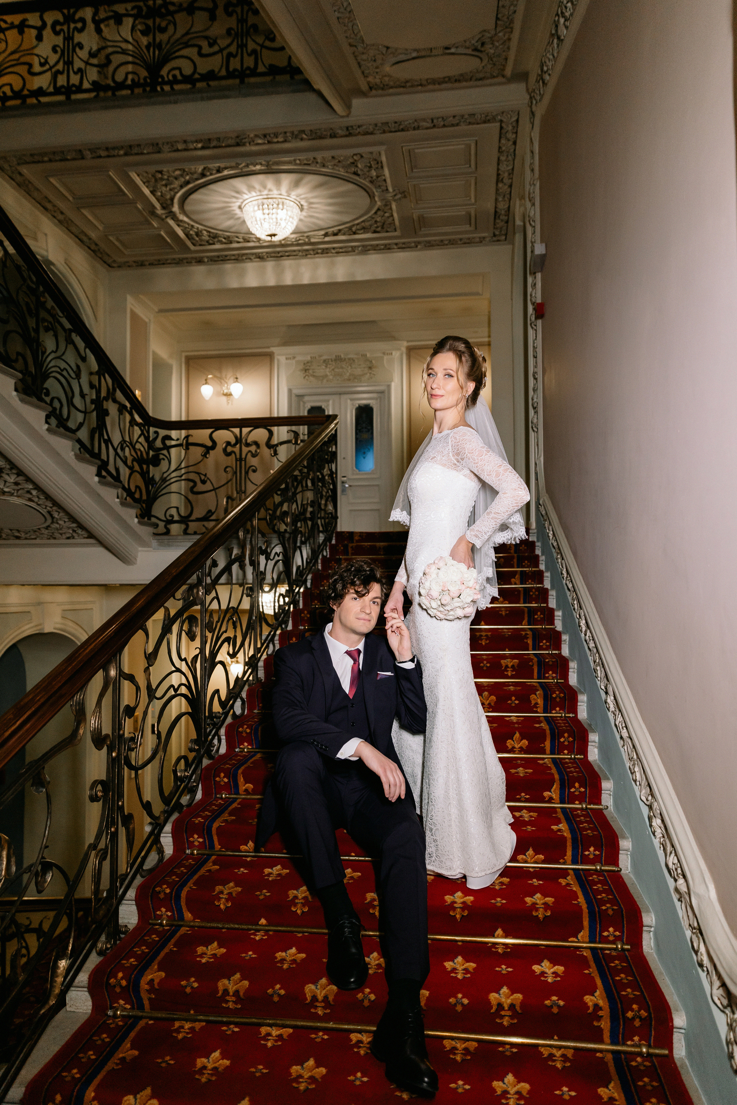 АРХИВ Полина и Егор. Отель Националь. Свадебный фотограф Москва